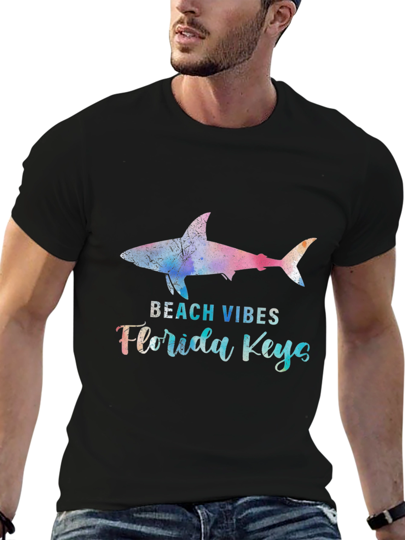 Beach Vibes Florida Keys Graphic T-Shirt