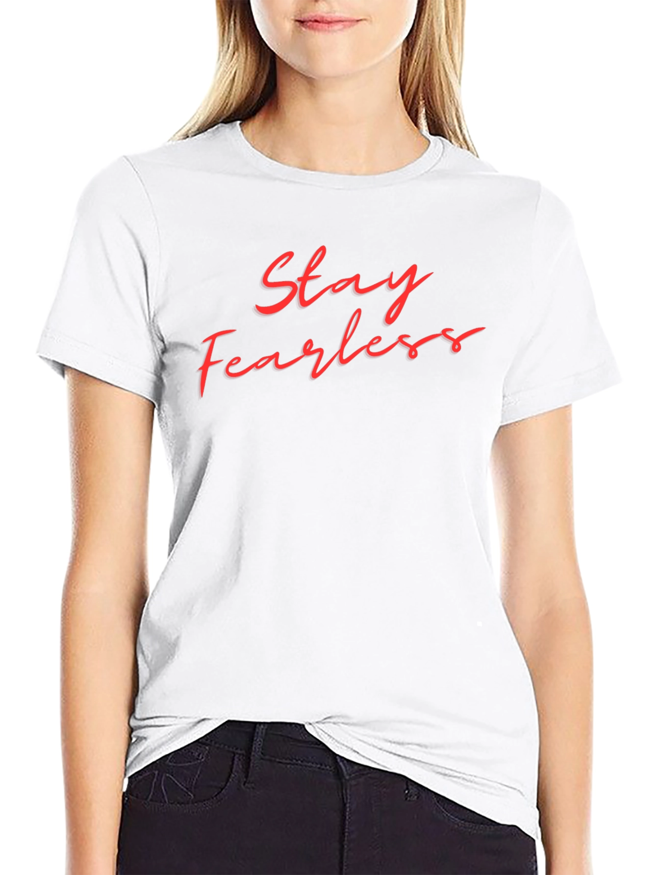 Stay Fearless Graphic Tee - Stylish & Bold