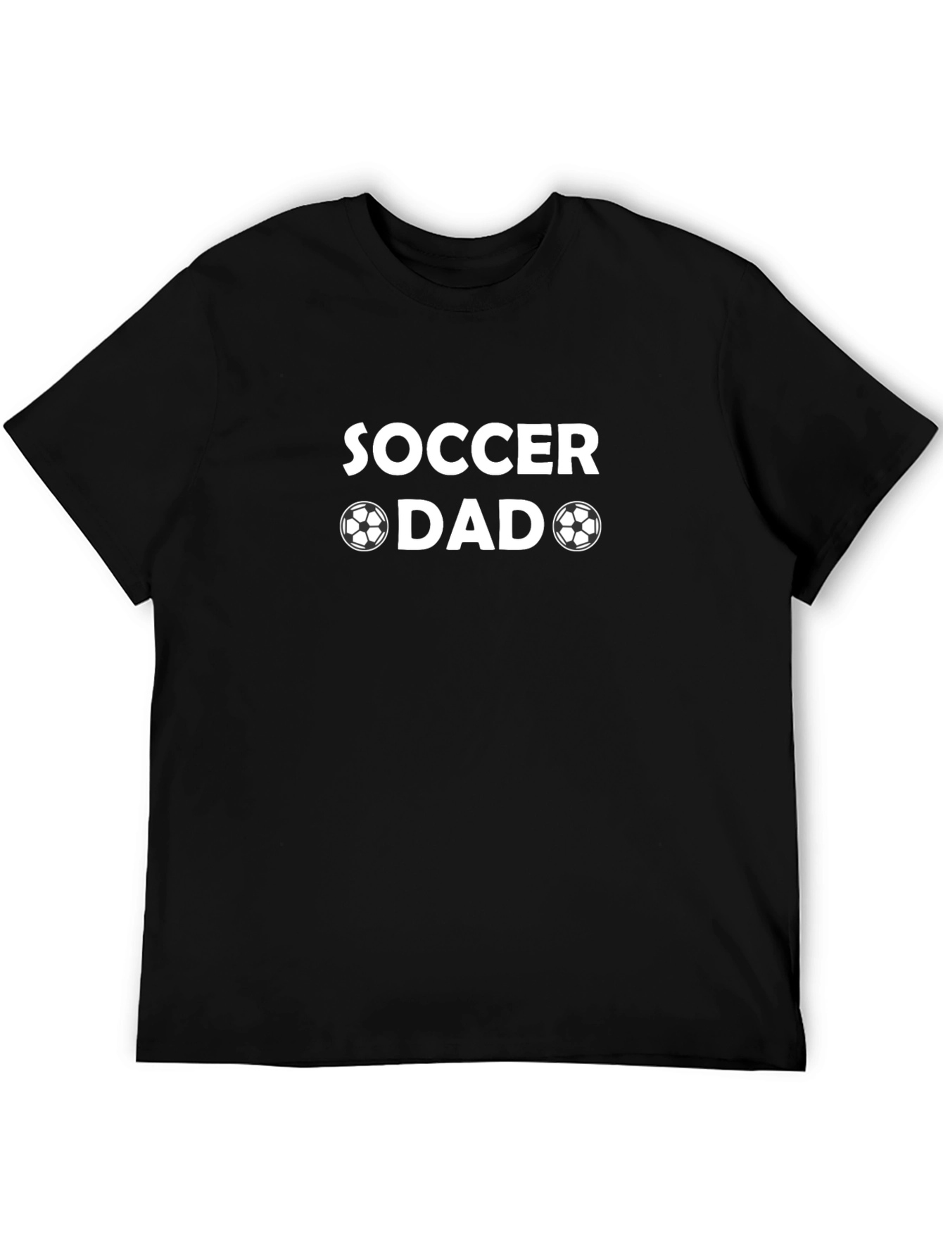 Soccer Dad Graphic T-Shirt - Black Cotton Tee