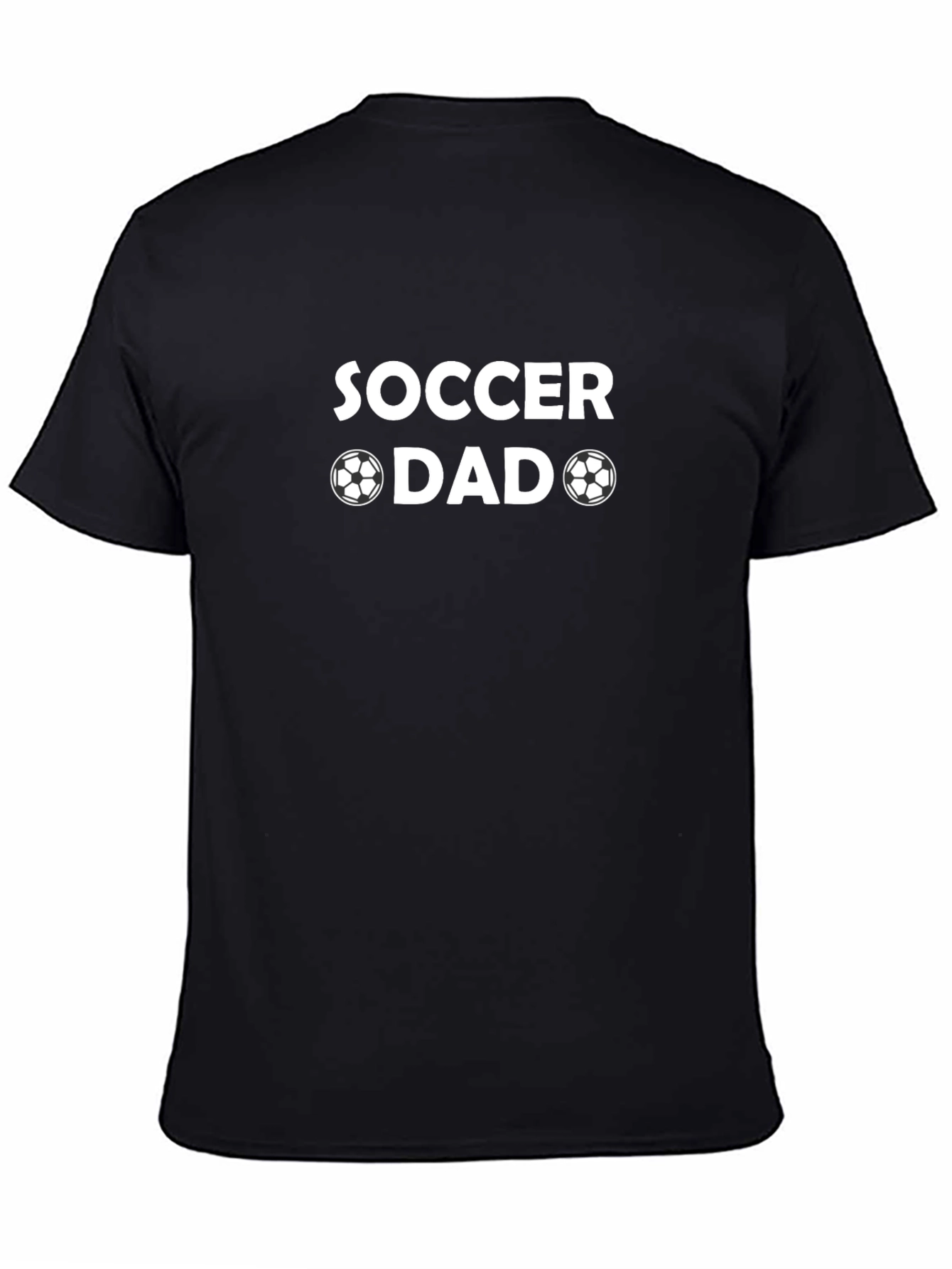 Soccer Dad Graphic T-Shirt - Black Cotton Tee