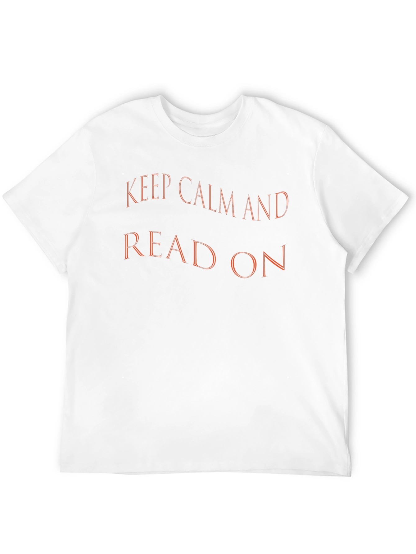 Keep Calm and Read On Black T-Shirt