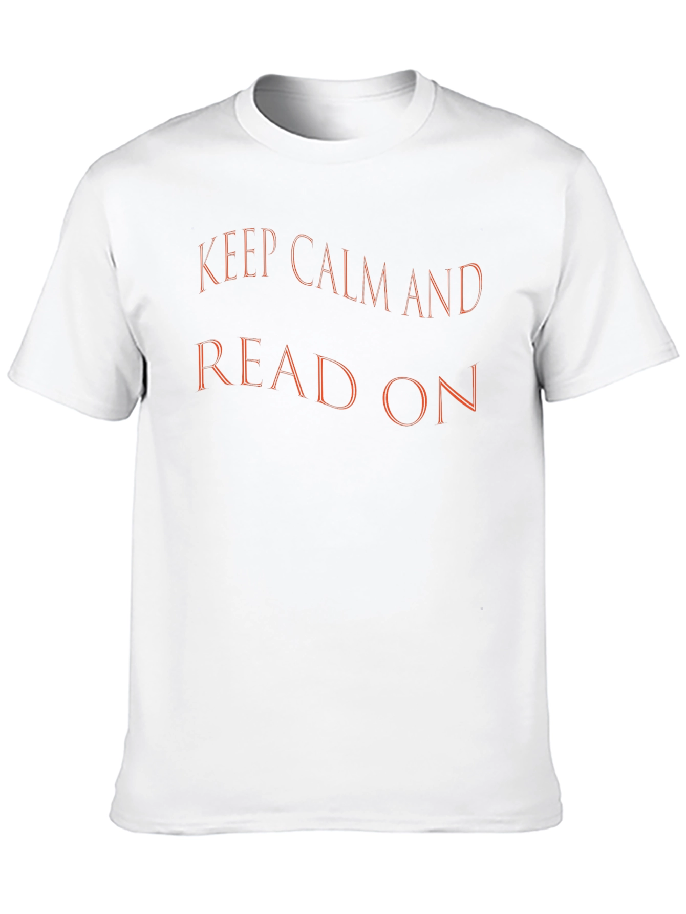 Keep Calm and Read On Black T-Shirt