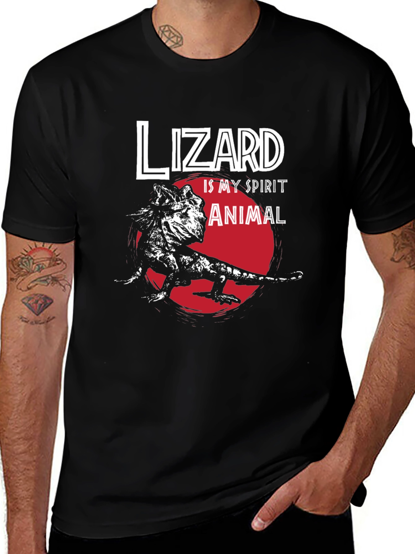 Lizard Spirit Animal Graphic Tee