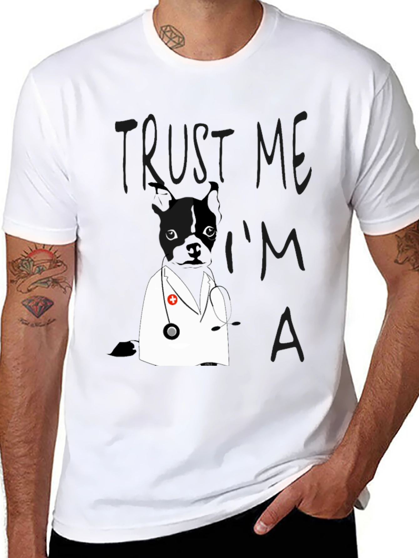 Trust Me Im A Doctor Dog T-Shirt