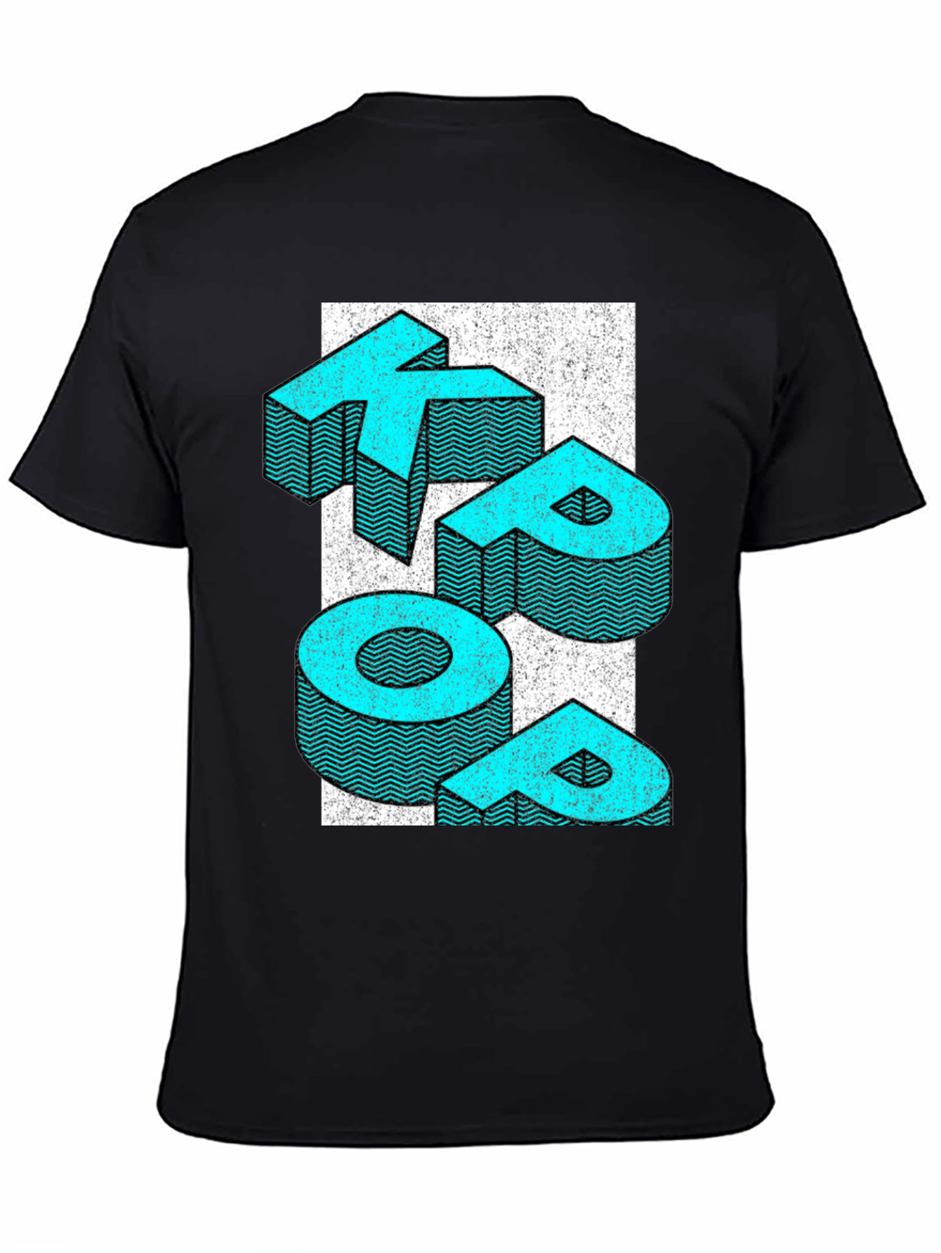 Retro KEEP POP T-Shirt - Graphic Print Tee