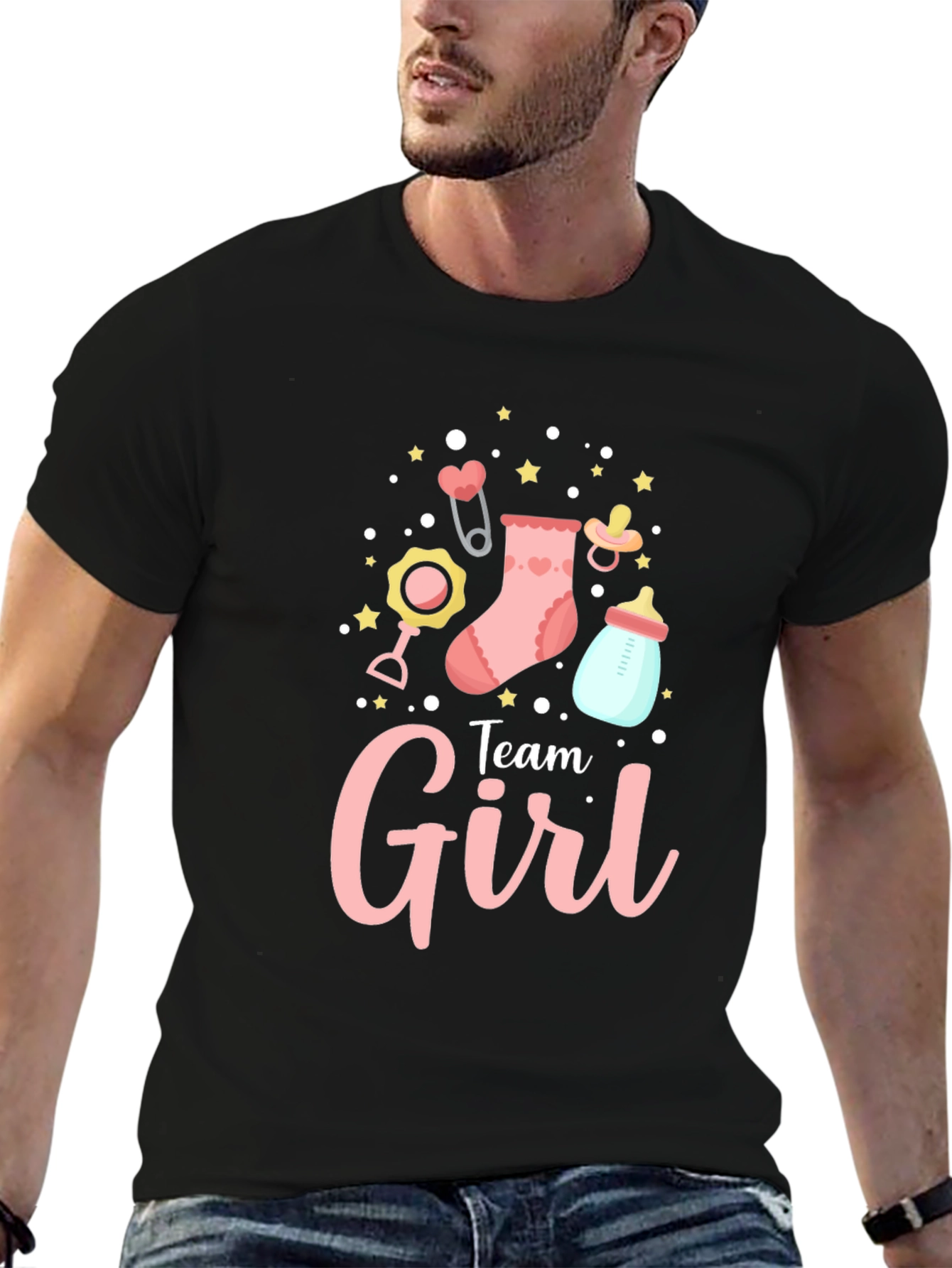 Team Girl Baby Shower T-Shirt