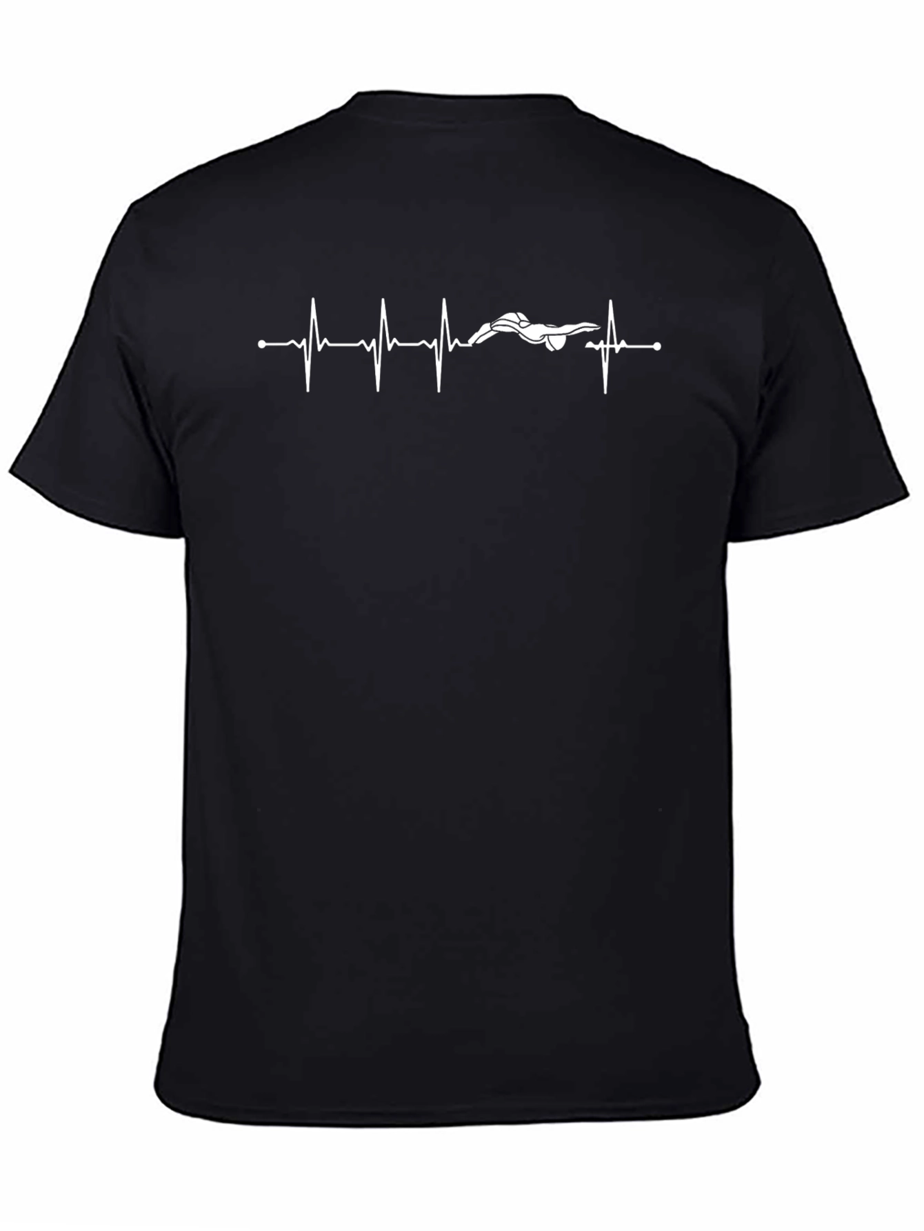 Swimmer Heartbeat T-Shirt - Athlete Life