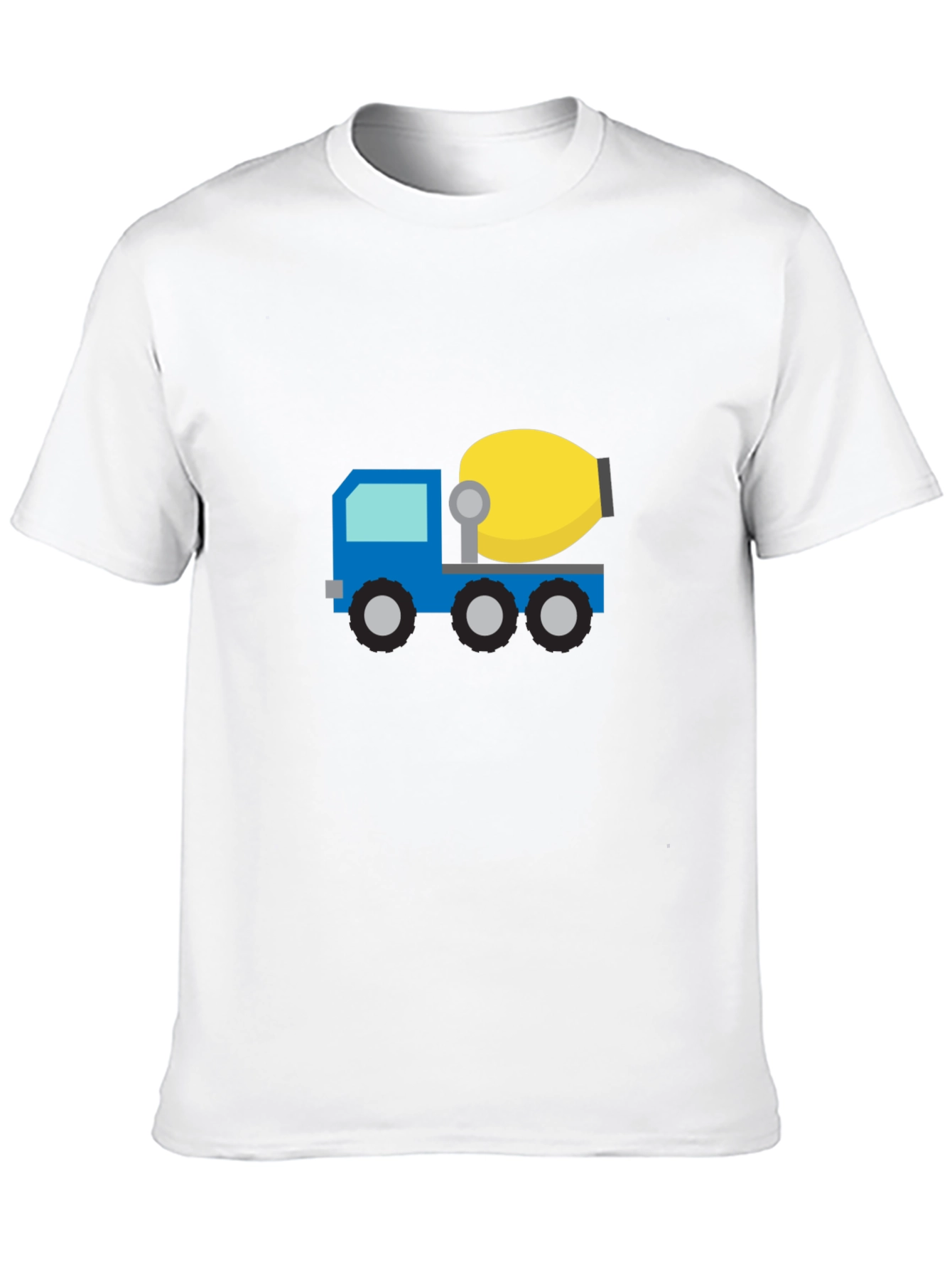 Cement Truck Graphic Tee - Black