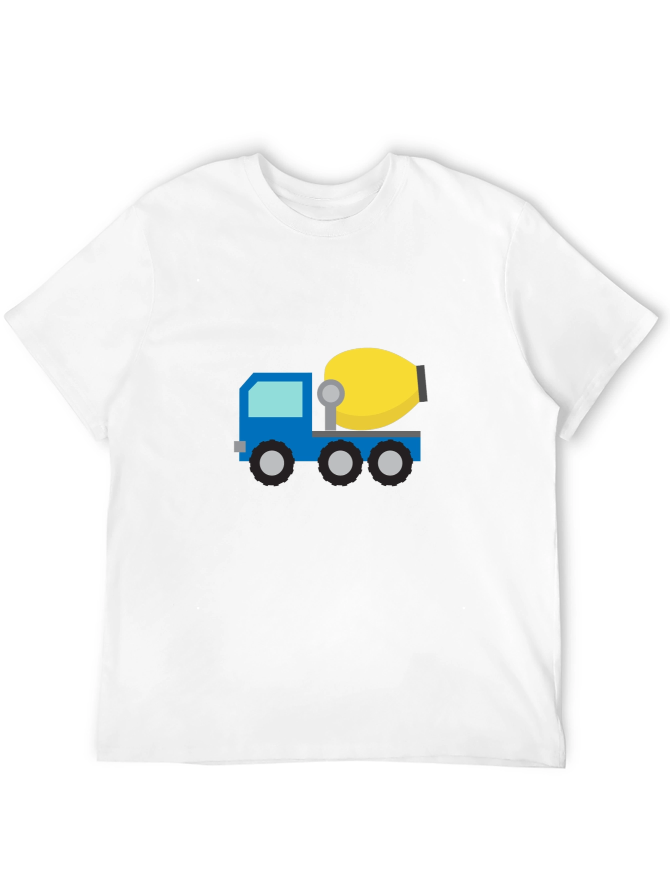 Cement Truck Graphic Tee - Black