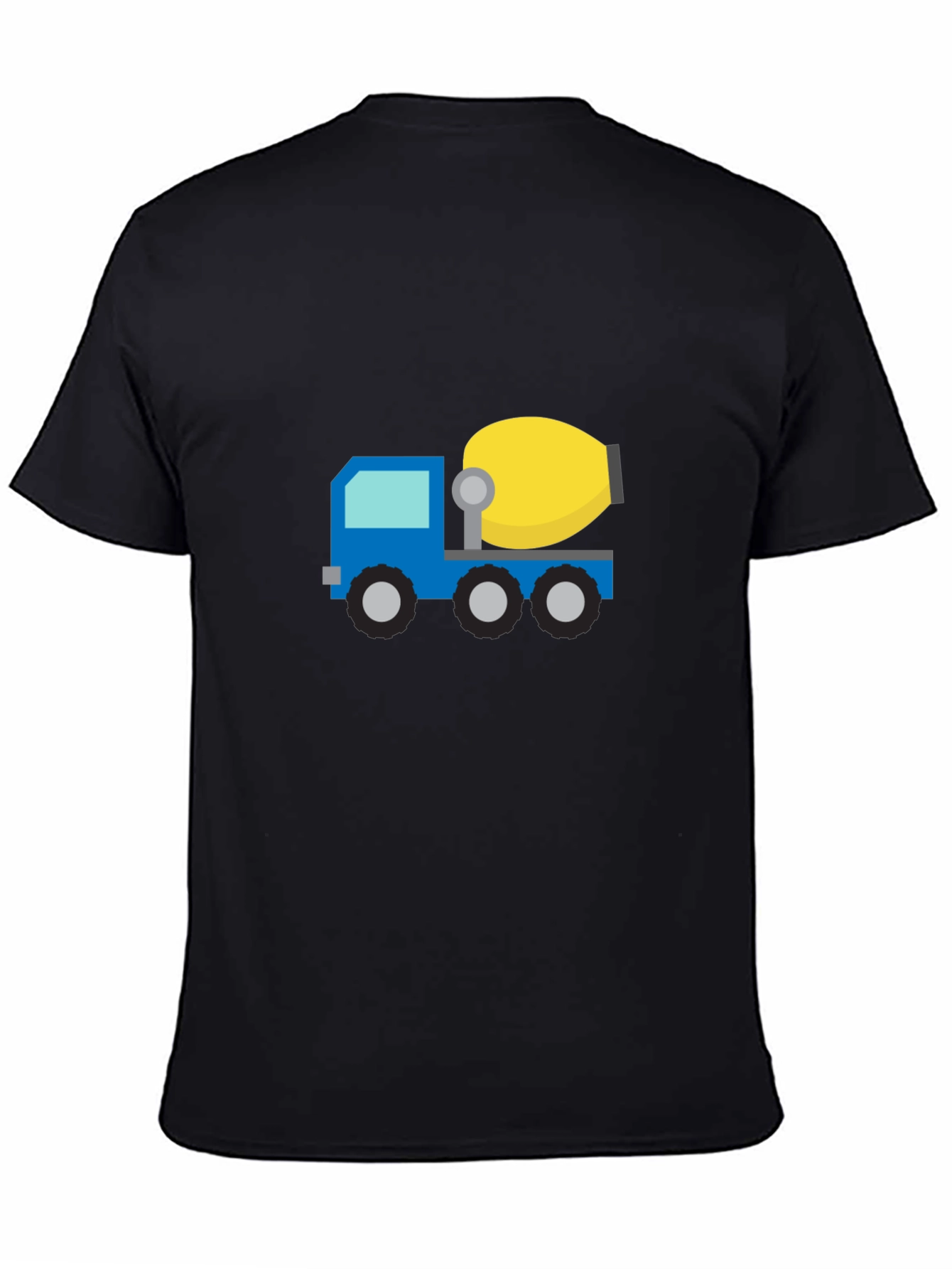 Cement Truck Graphic Tee - Black