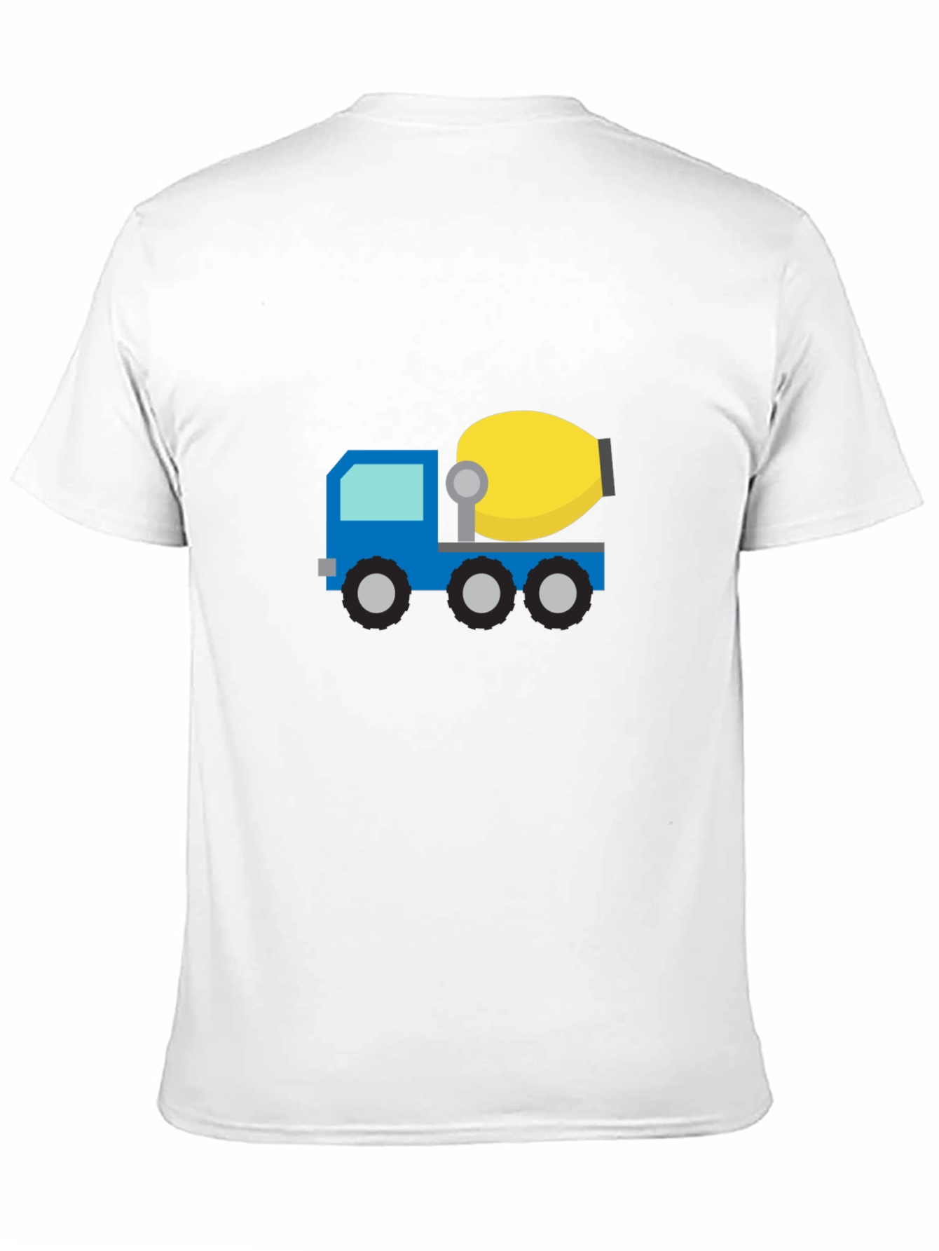 Cement Truck Graphic Tee - Black