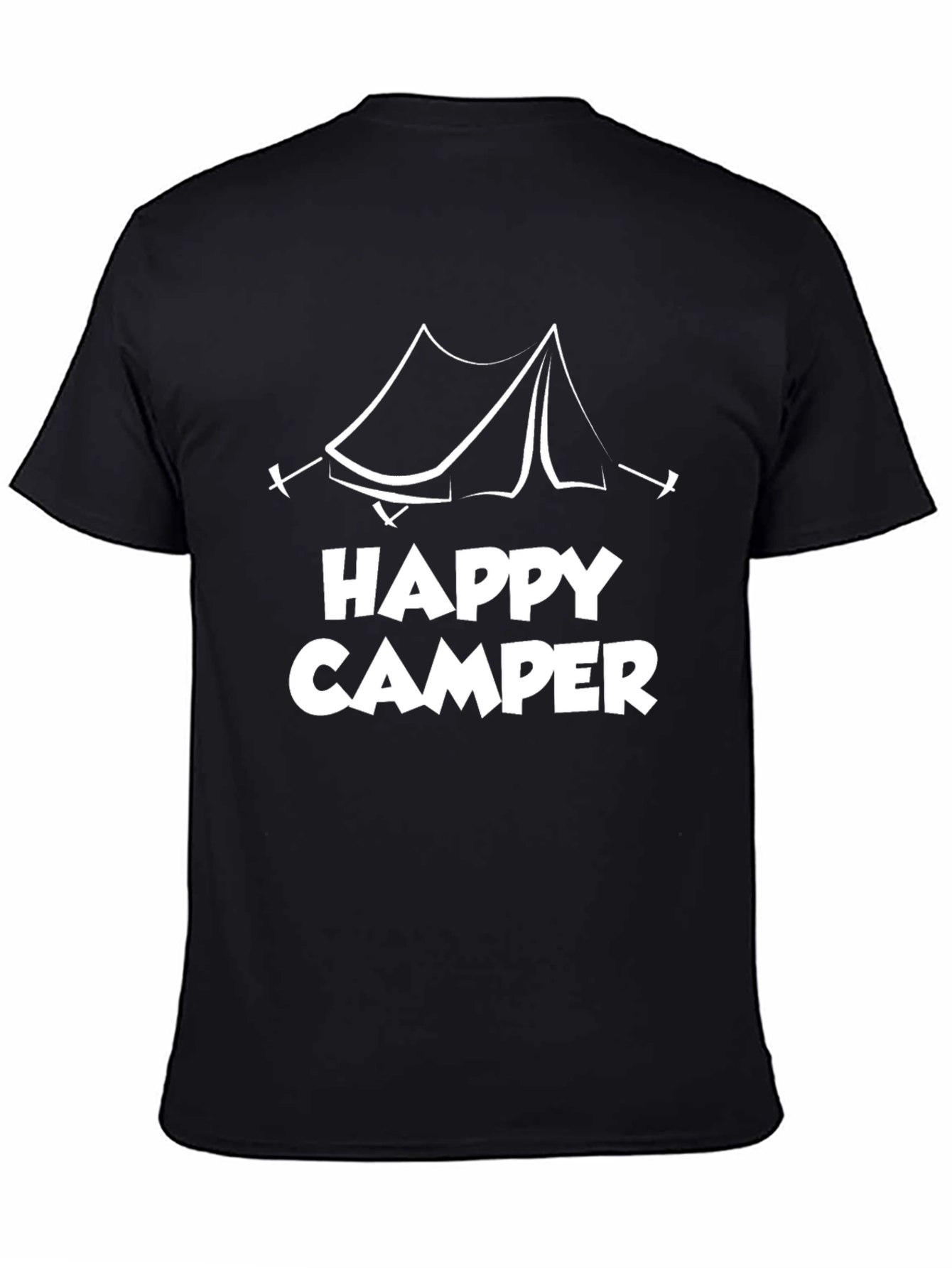 Happy Camper Graphic Tee - Camping Lover T-Shirt