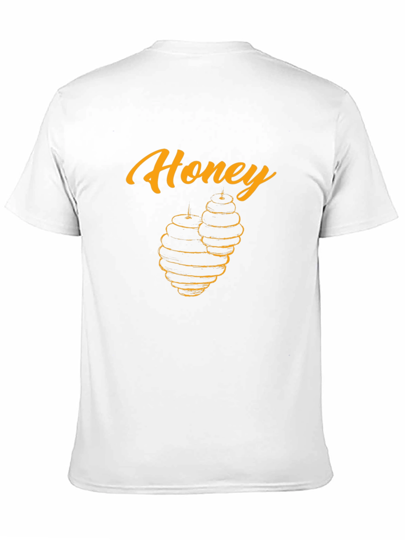 Honey Beehive Graphic Black T-Shirt