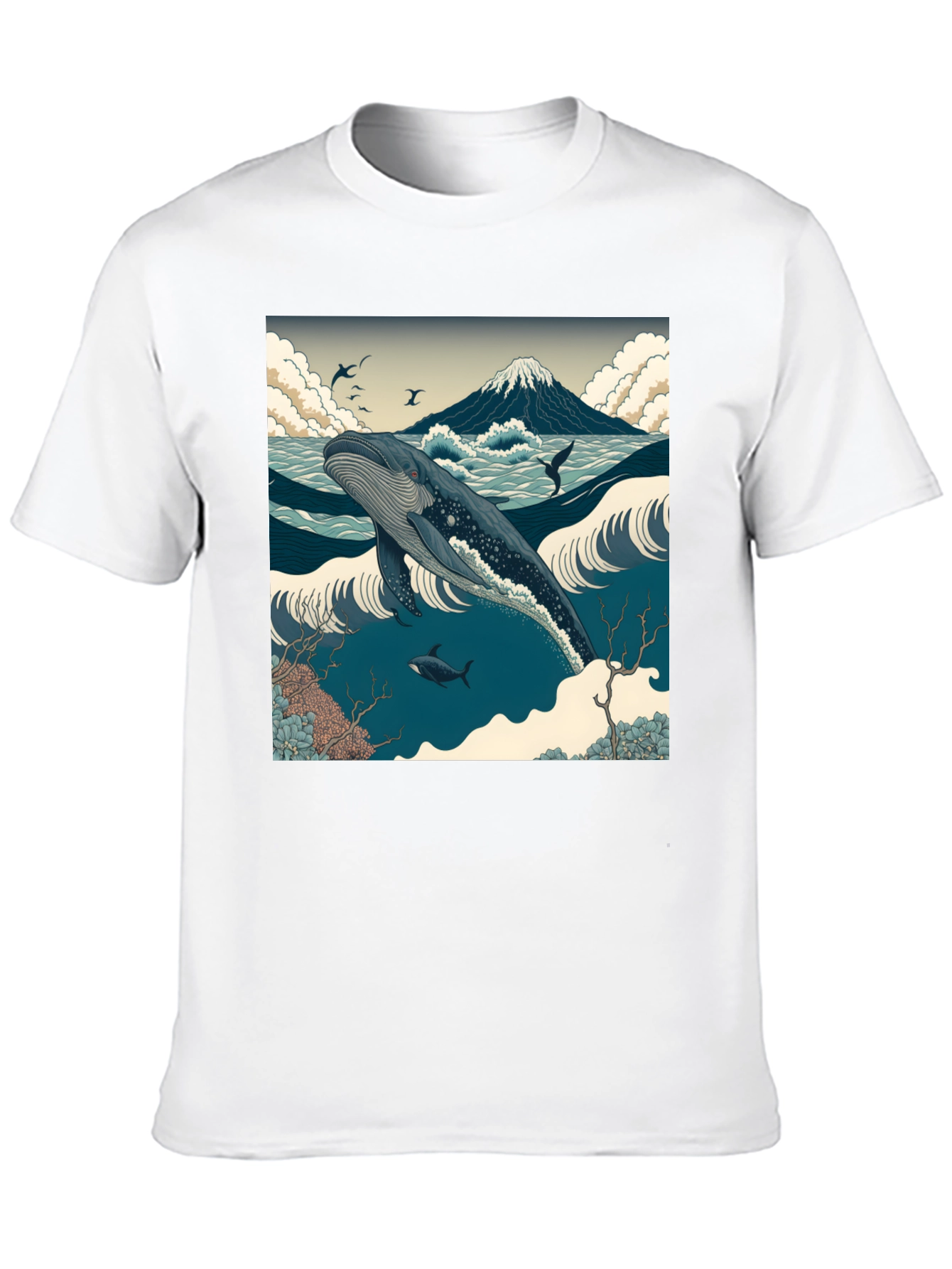 Whale Print T-Shirt