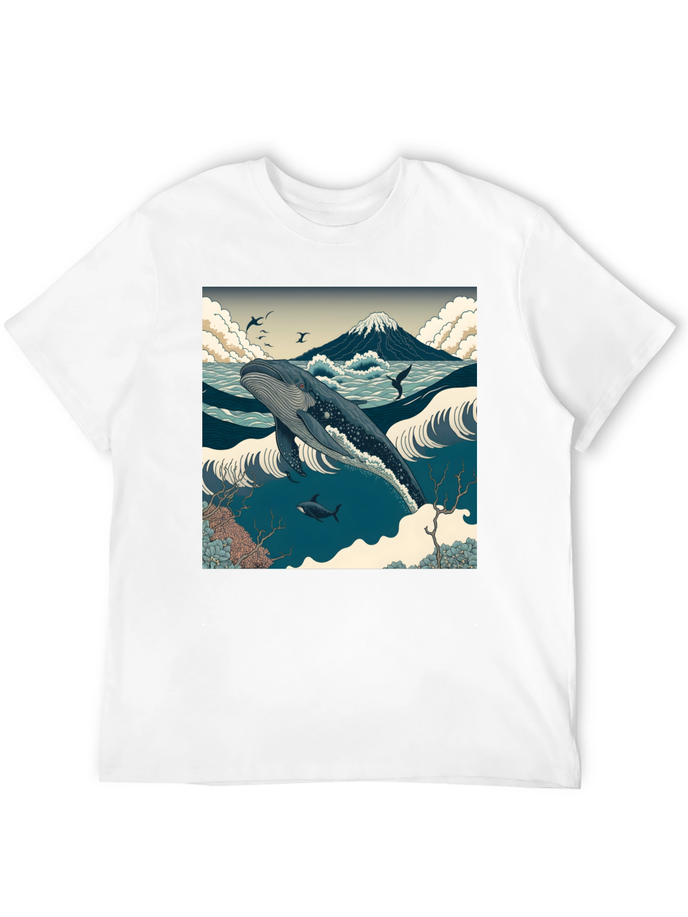 Whale Print T-Shirt