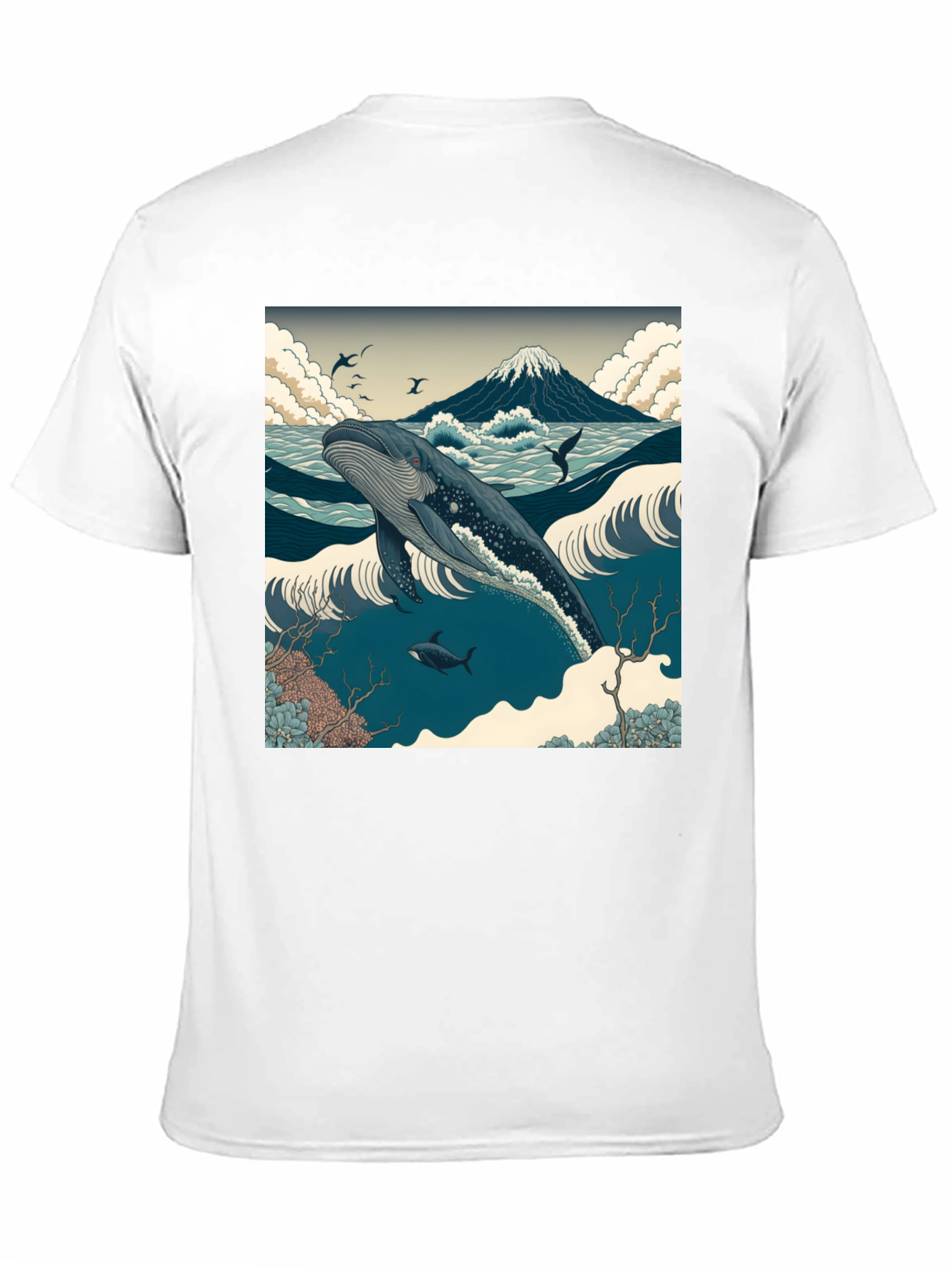 Whale Print T-Shirt