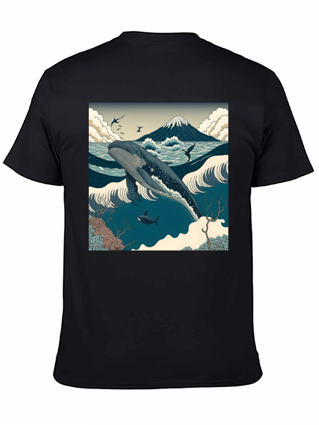 Whale Print T-Shirt