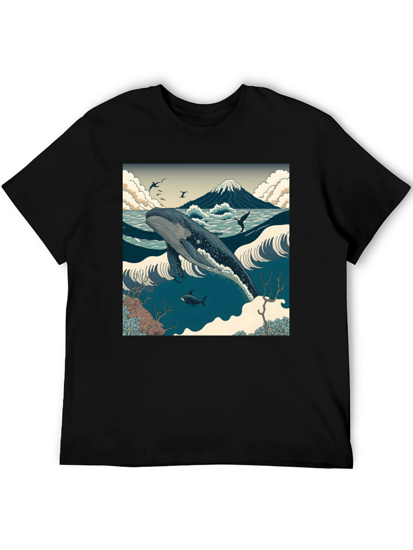 Whale Print T-Shirt
