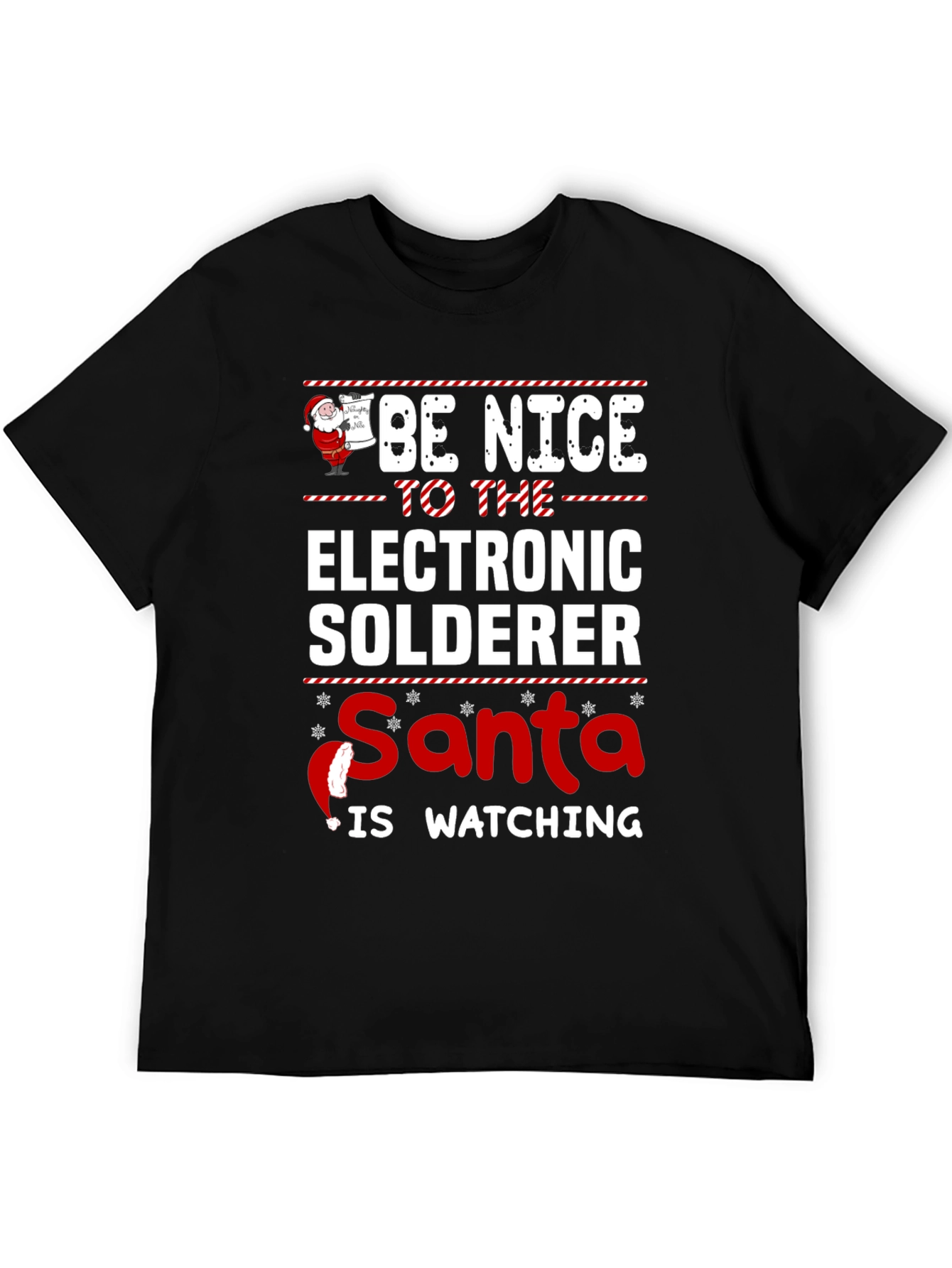 Funny Christmas Electronic Solderer T-Shirt