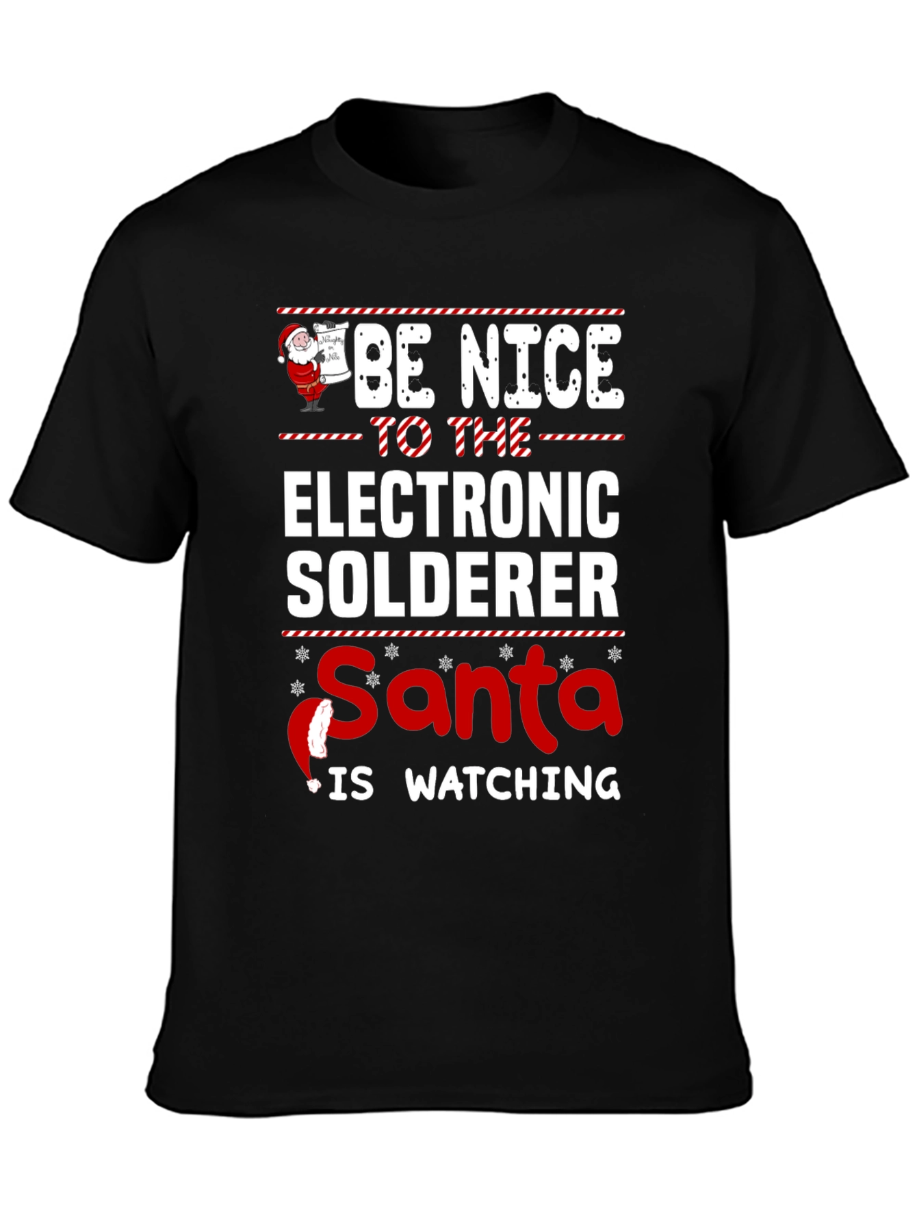 Funny Christmas Electronic Solderer T-Shirt
