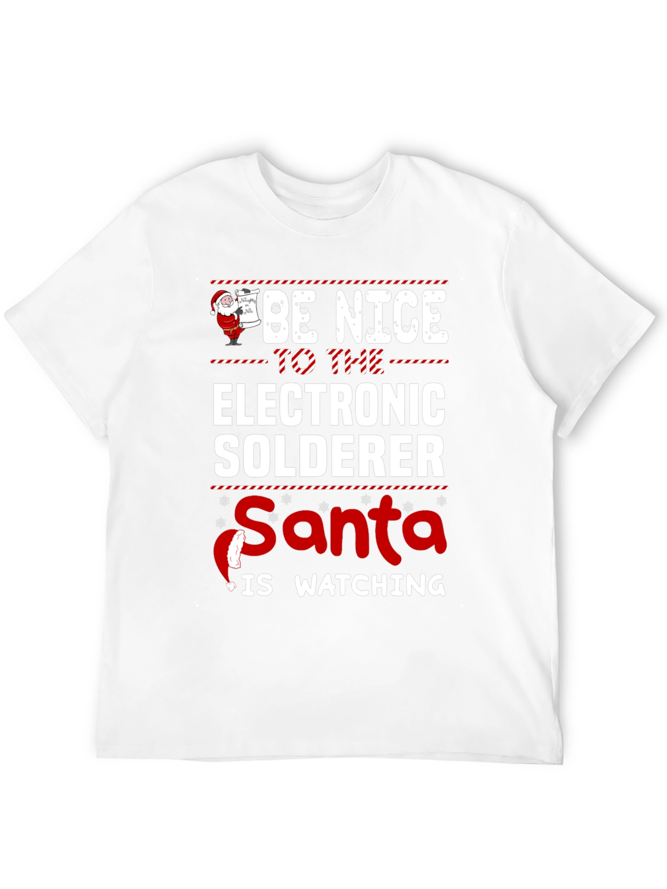 Funny Christmas Electronic Solderer T-Shirt