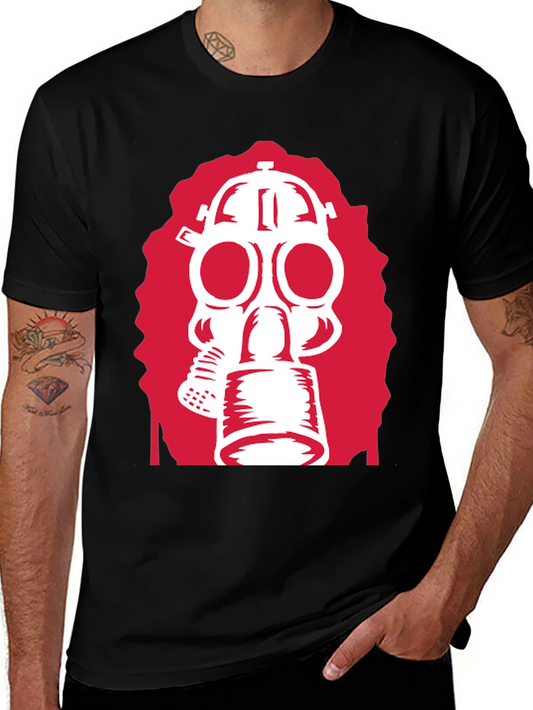 Gas Mask Graphic Tee - Bold Streetwear Style