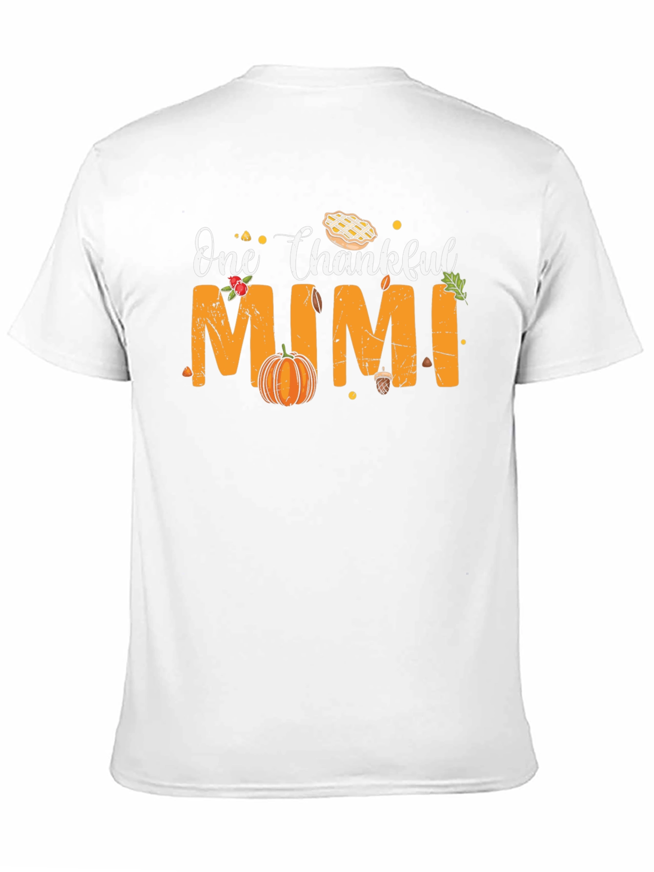 One Thankful Mimi T-Shirt Thanksgiving Graphic Tee