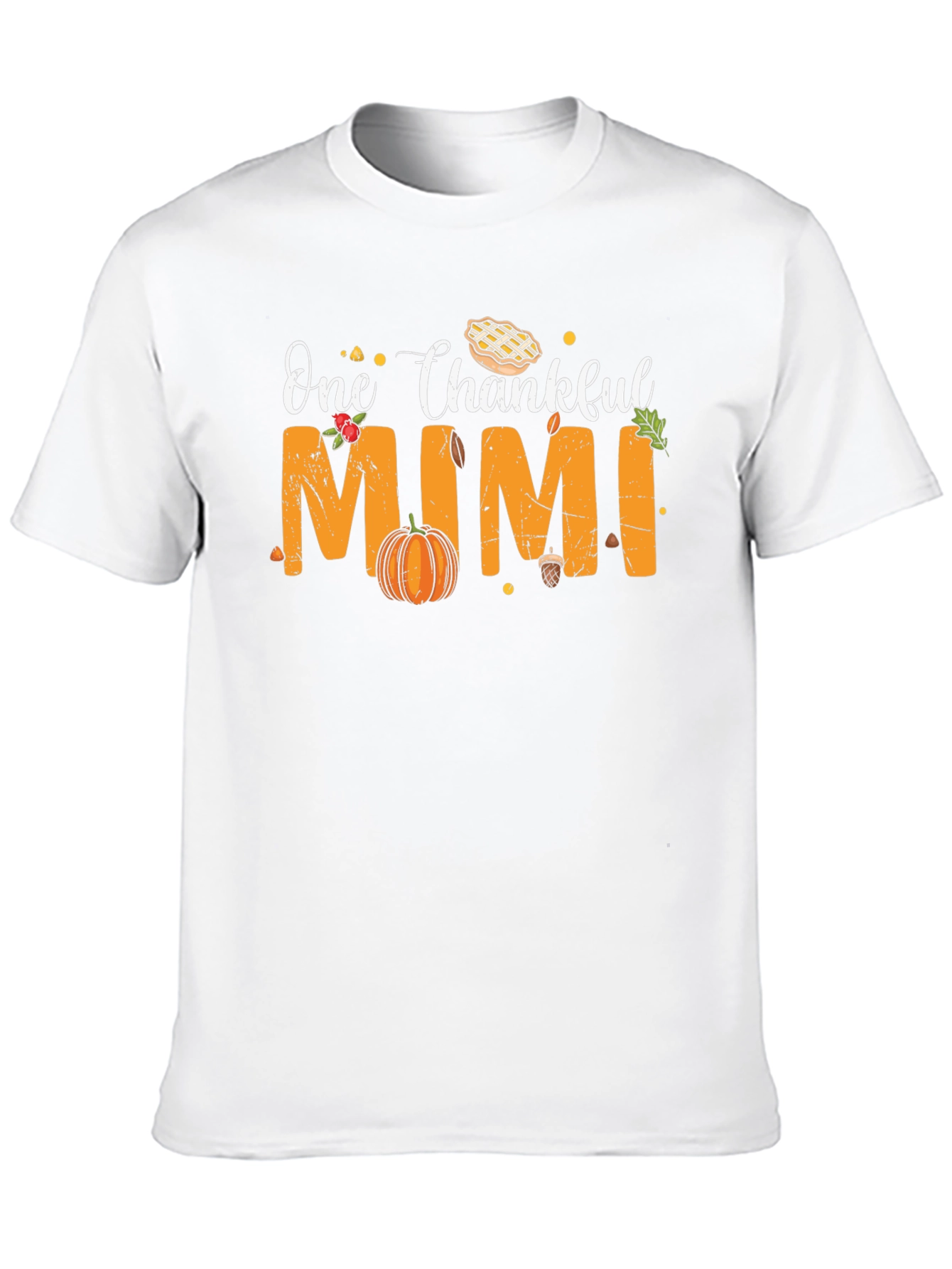 One Thankful Mimi T-Shirt Thanksgiving Graphic Tee