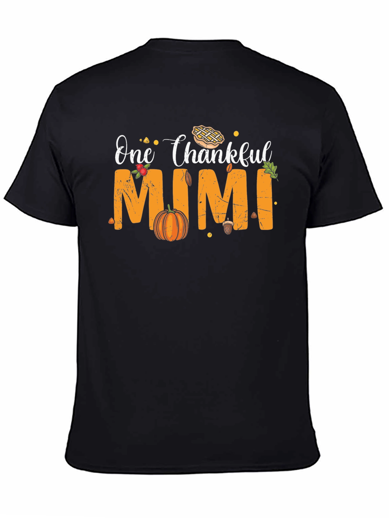 One Thankful Mimi T-Shirt Thanksgiving Graphic Tee