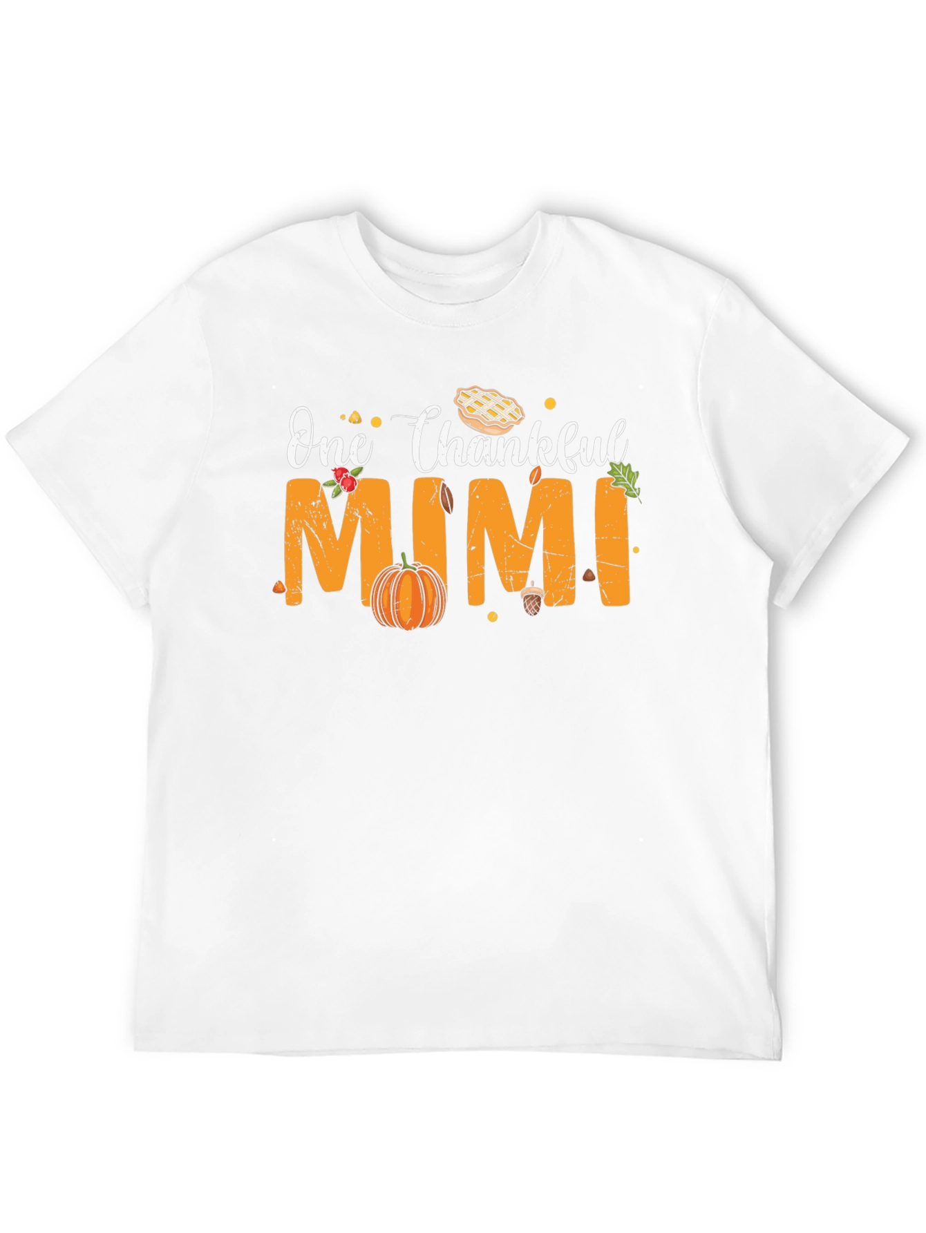 One Thankful Mimi T-Shirt Thanksgiving Graphic Tee