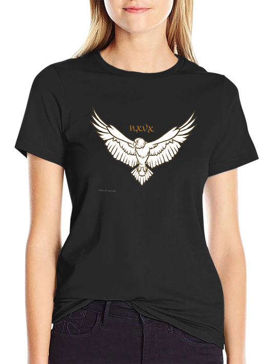 Eagle Graphic Black T-Shirt - Unique Design