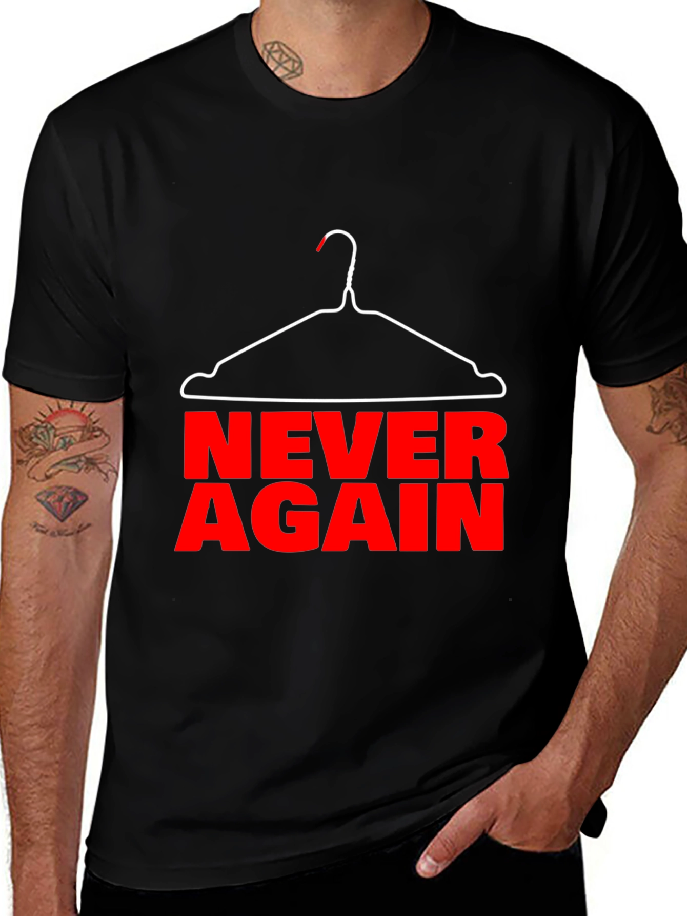 Never Again Pro-Choice Graphic Tee