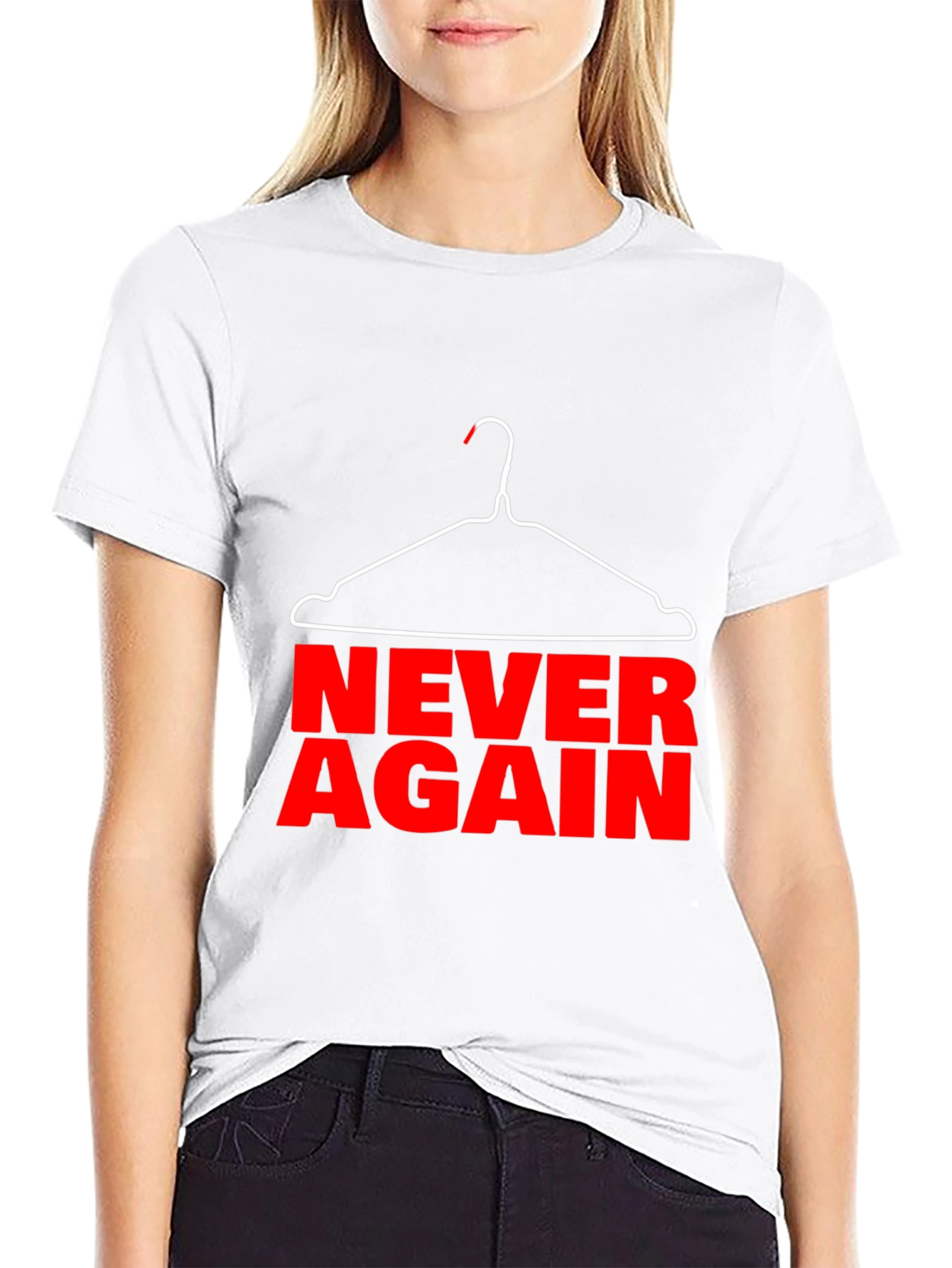 Never Again Pro-Choice Graphic Tee
