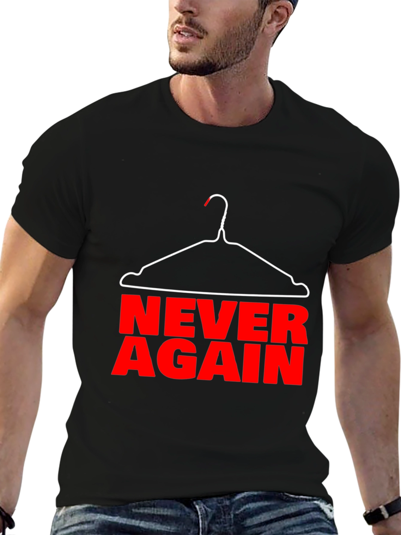 Never Again Pro-Choice Graphic Tee