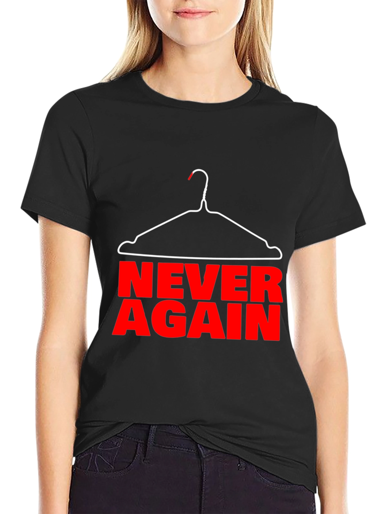 Never Again Pro-Choice Graphic Tee