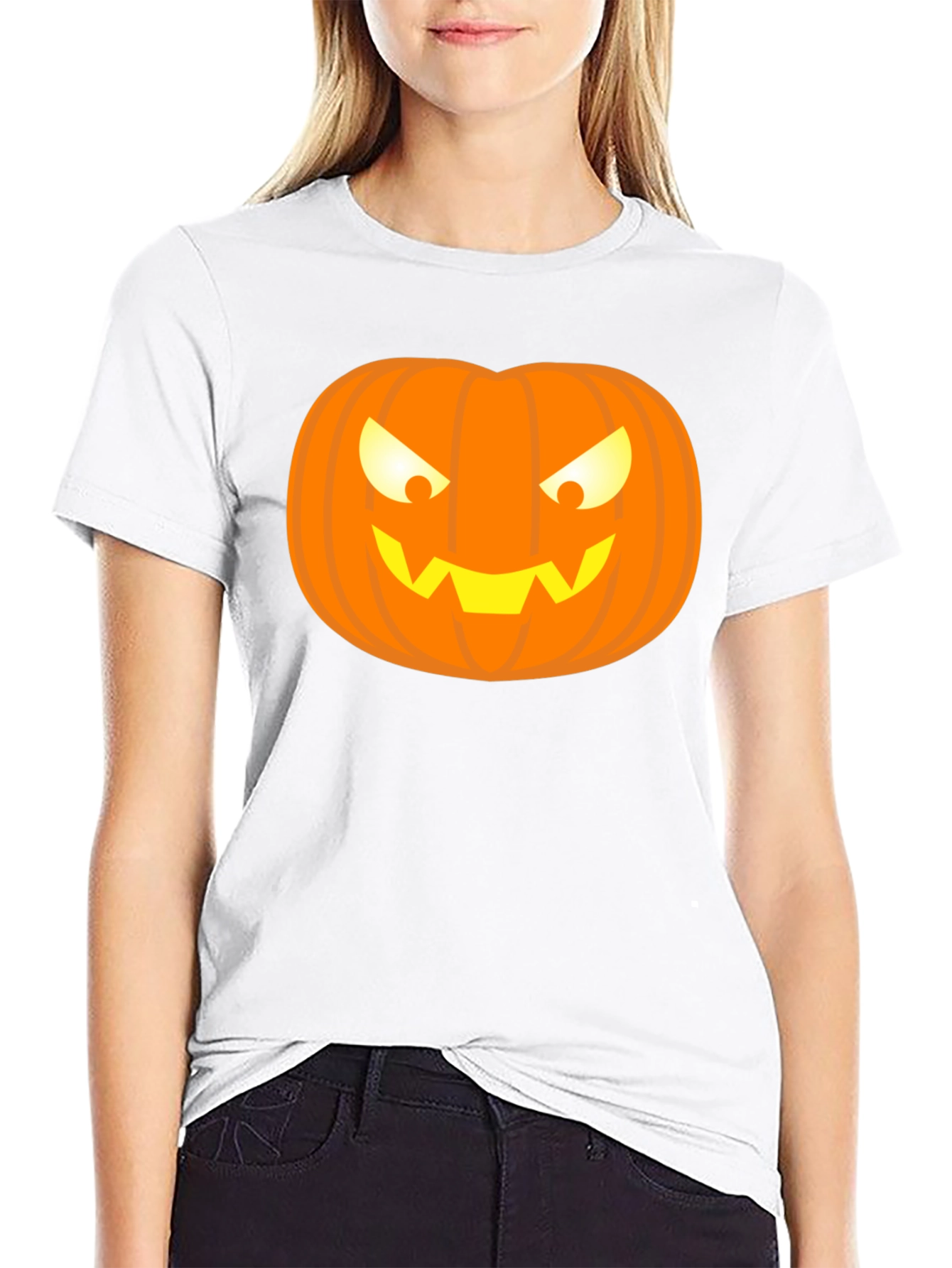 Halloween Pumpkin Graphic T-Shirt