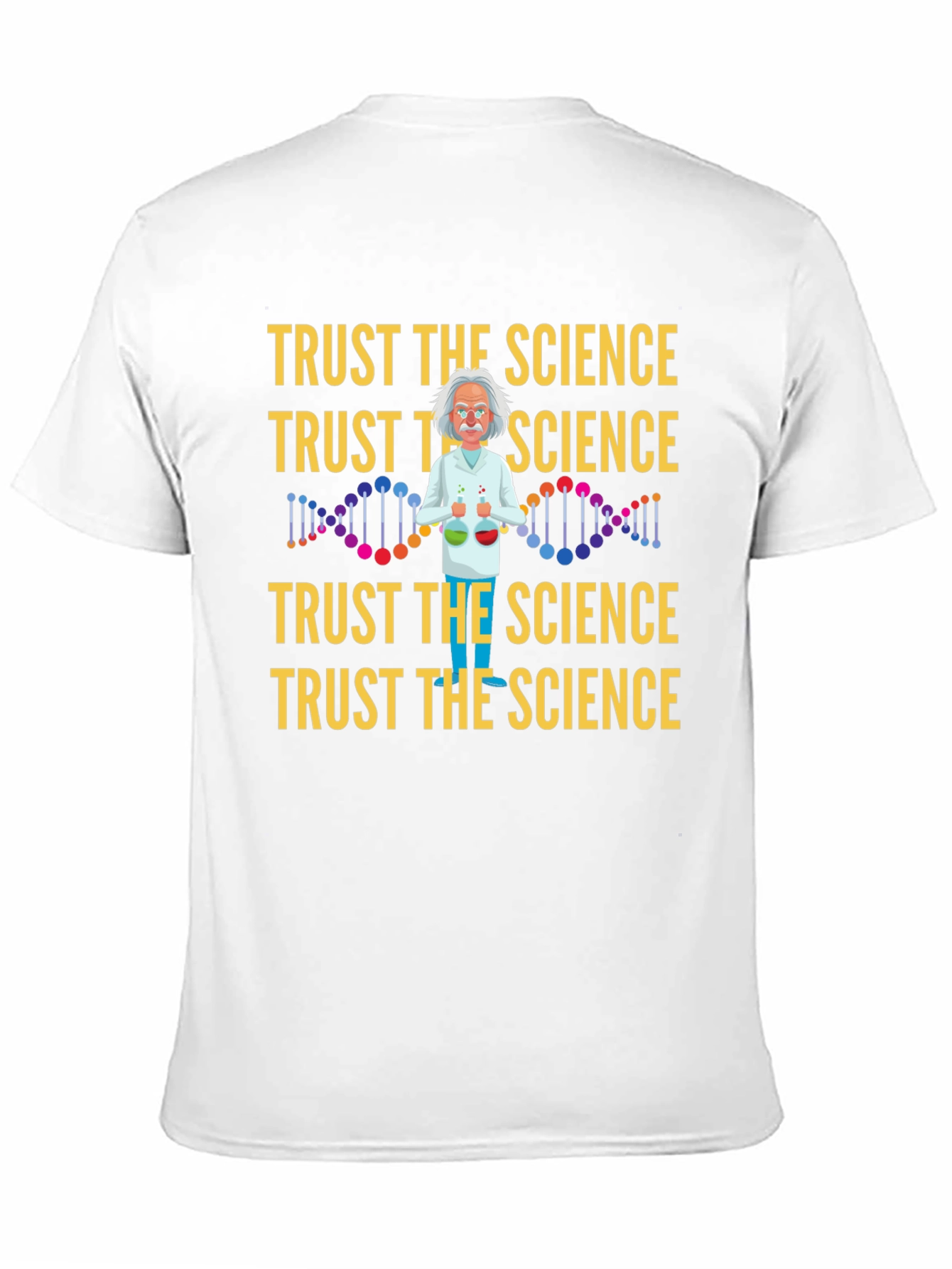 Trust the Science Black Graphic T-Shirt