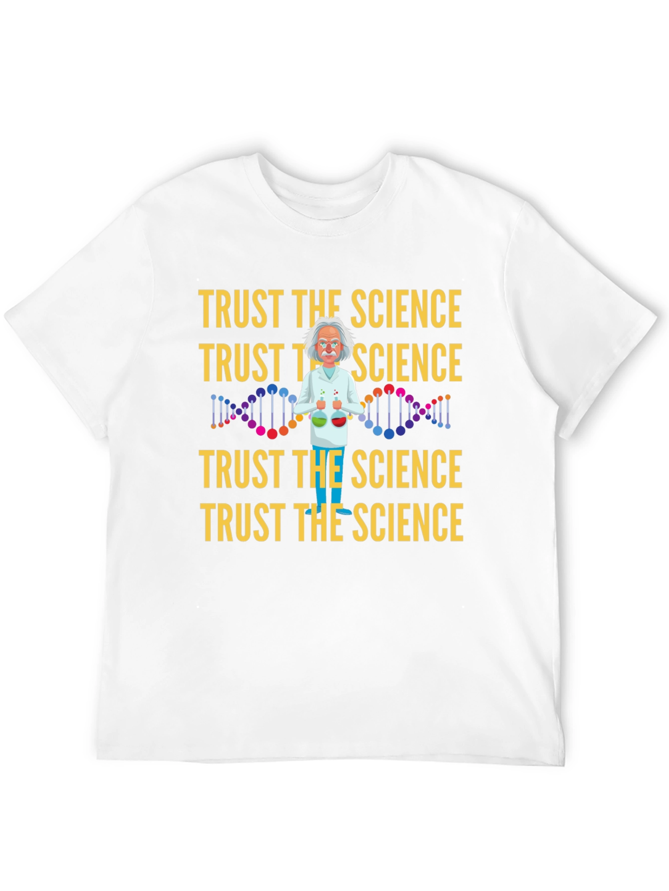 Trust the Science Black Graphic T-Shirt