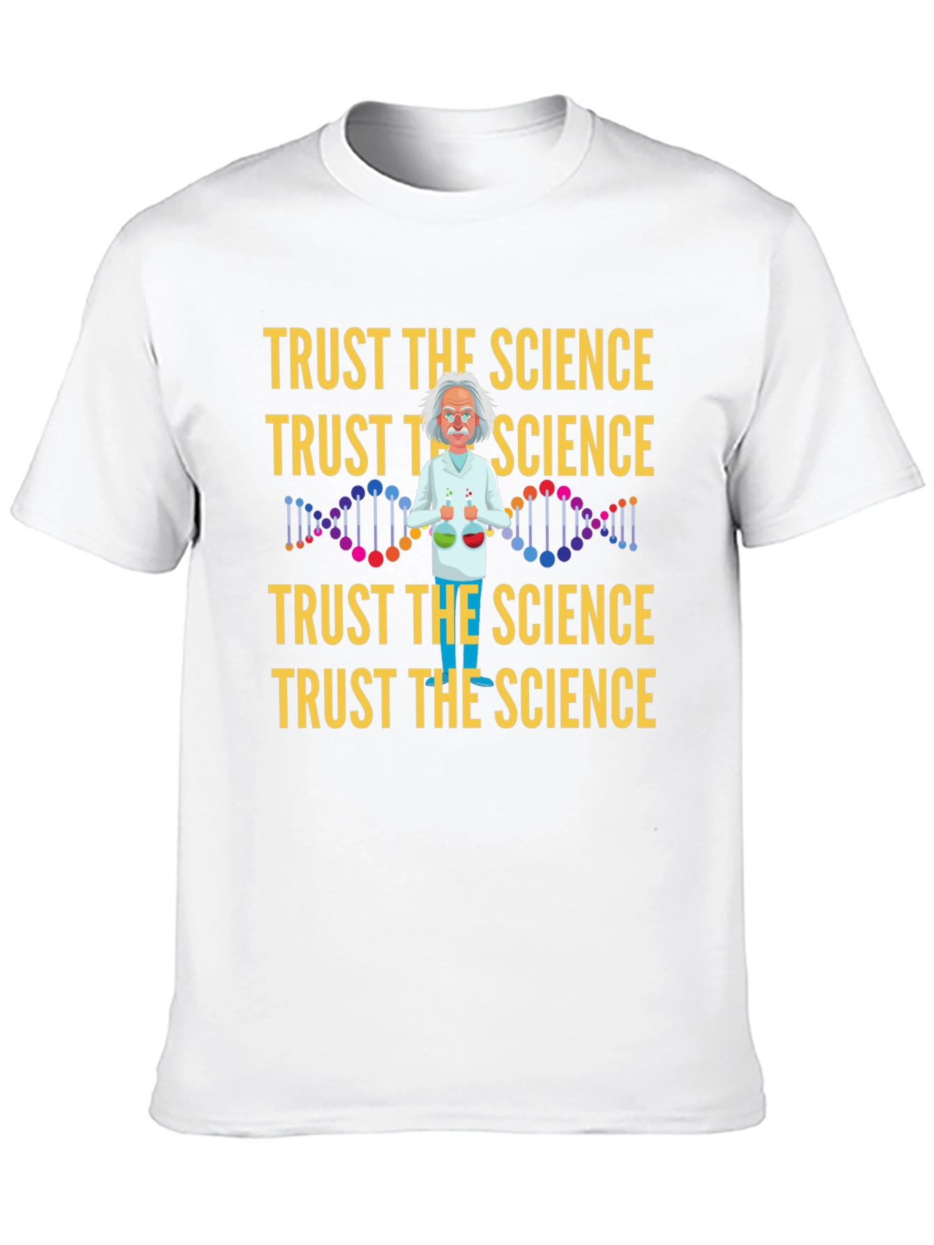 Trust the Science Black Graphic T-Shirt