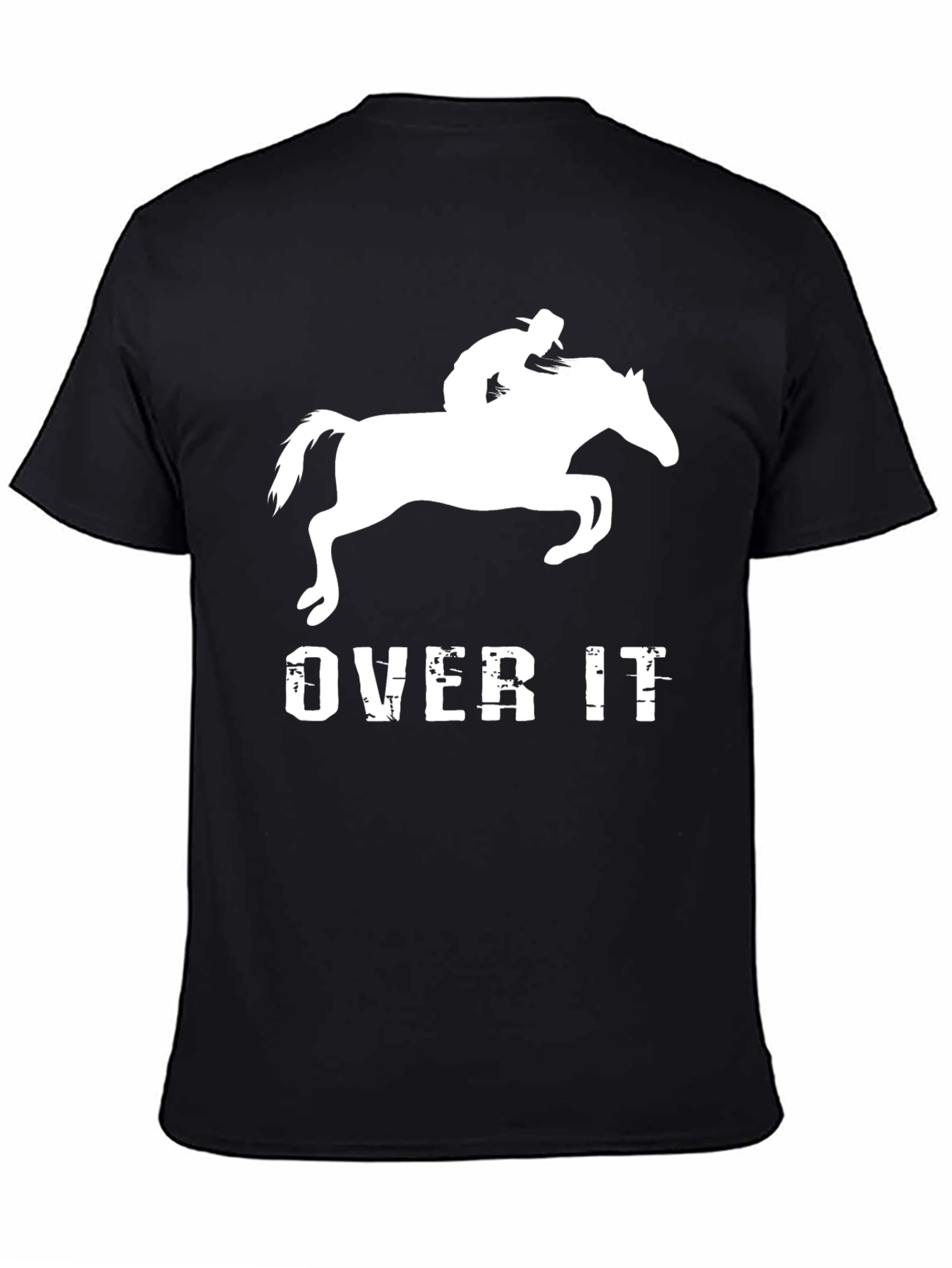 Over It Horse Rider Graphic T-Shirt