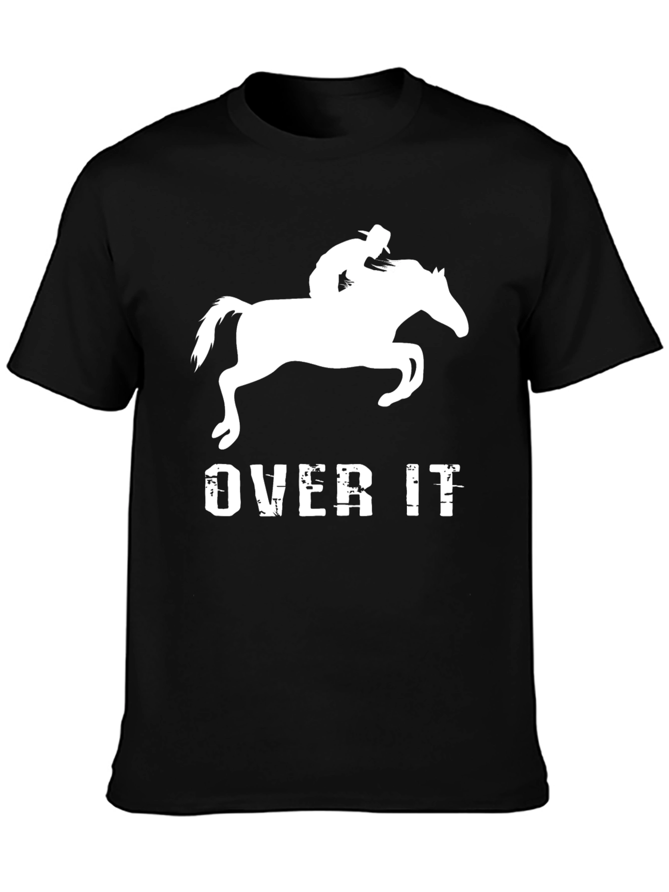 Over It Horse Rider Graphic T-Shirt