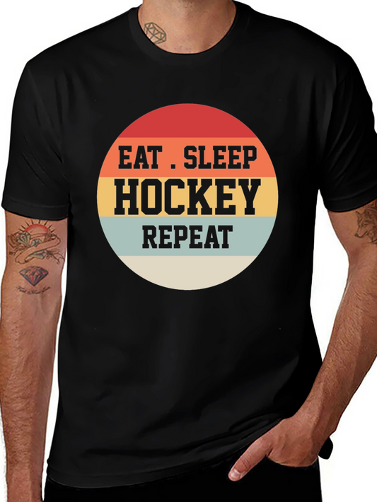 Eat Sleep Hockey Repeat T-Shirt