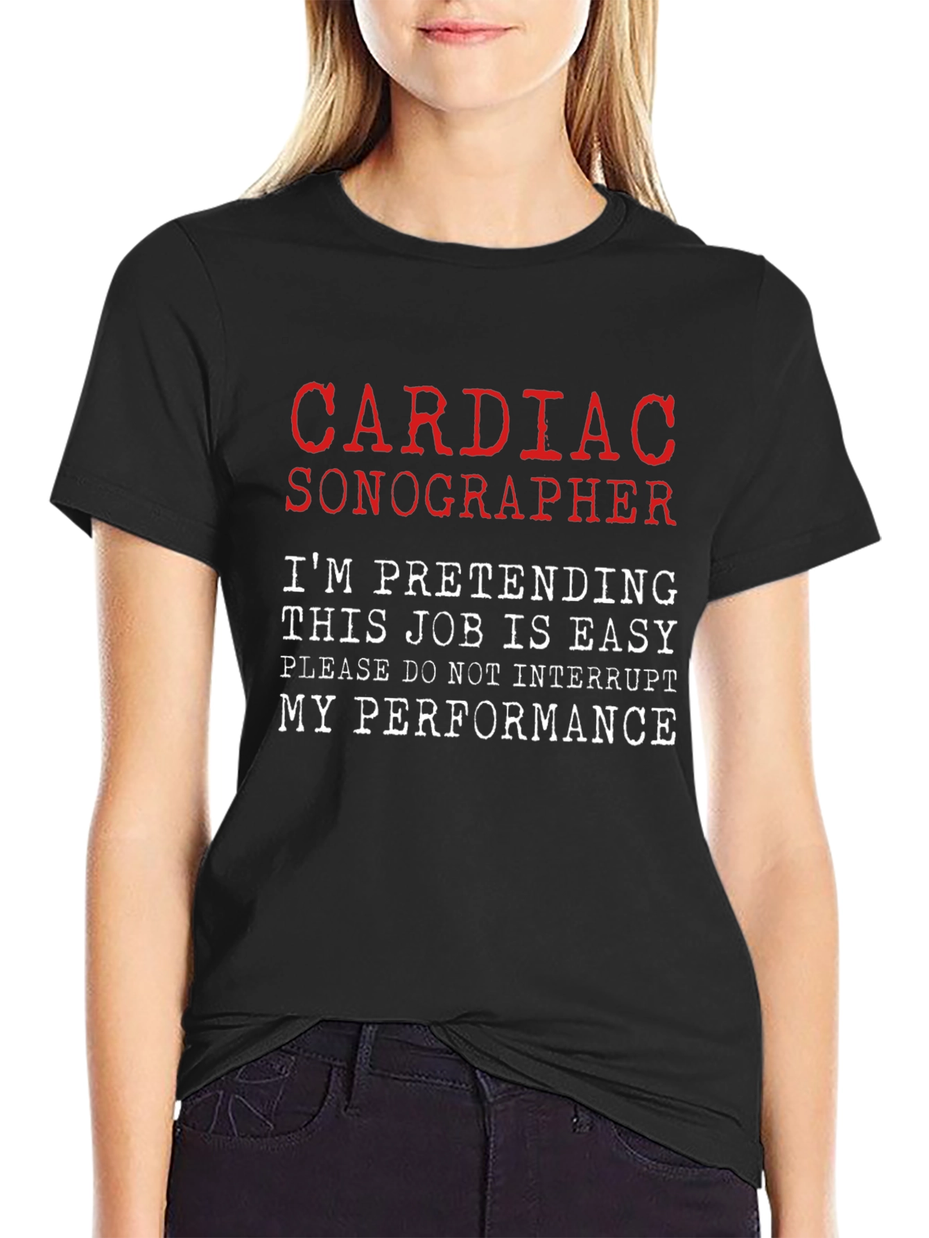 Cardiac Sonographer T-Shirt - Funny Job Tee