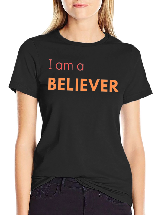 I am a Believer Graphic Tee - Mens Black T-Shirt