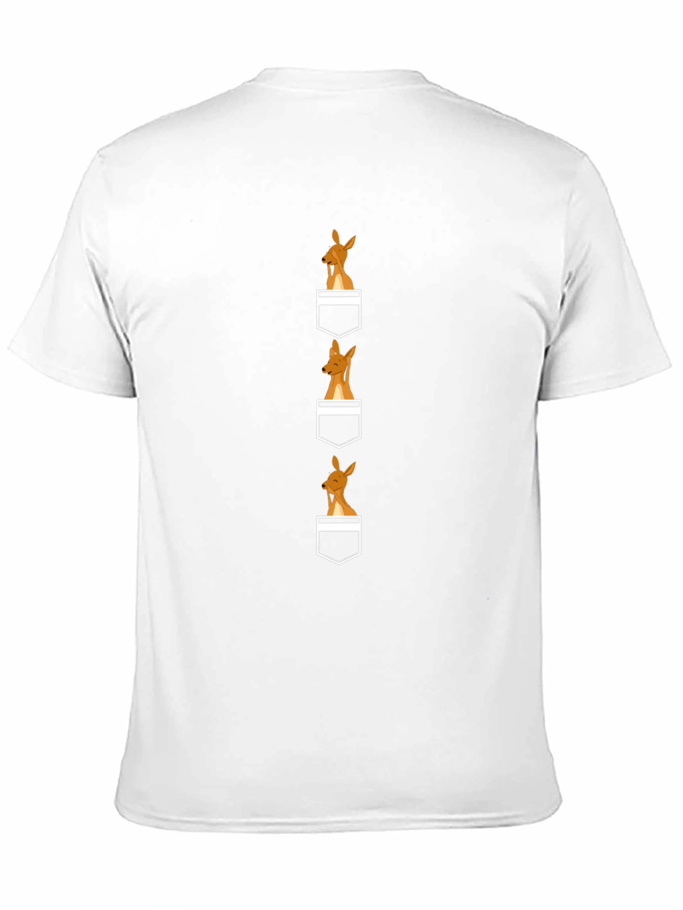 Kangaroo Pocket T-Shirt - Unique Animal Design