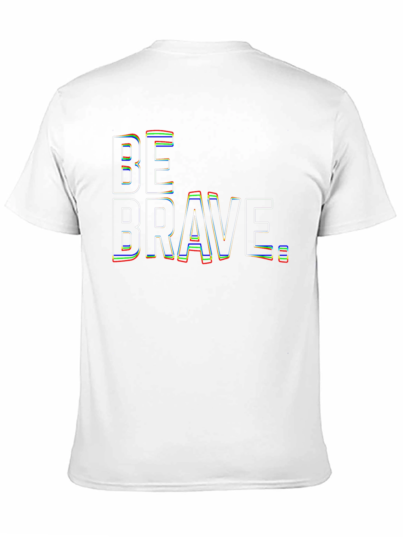 Be Brave Graphic Print Crewneck T-Shirt