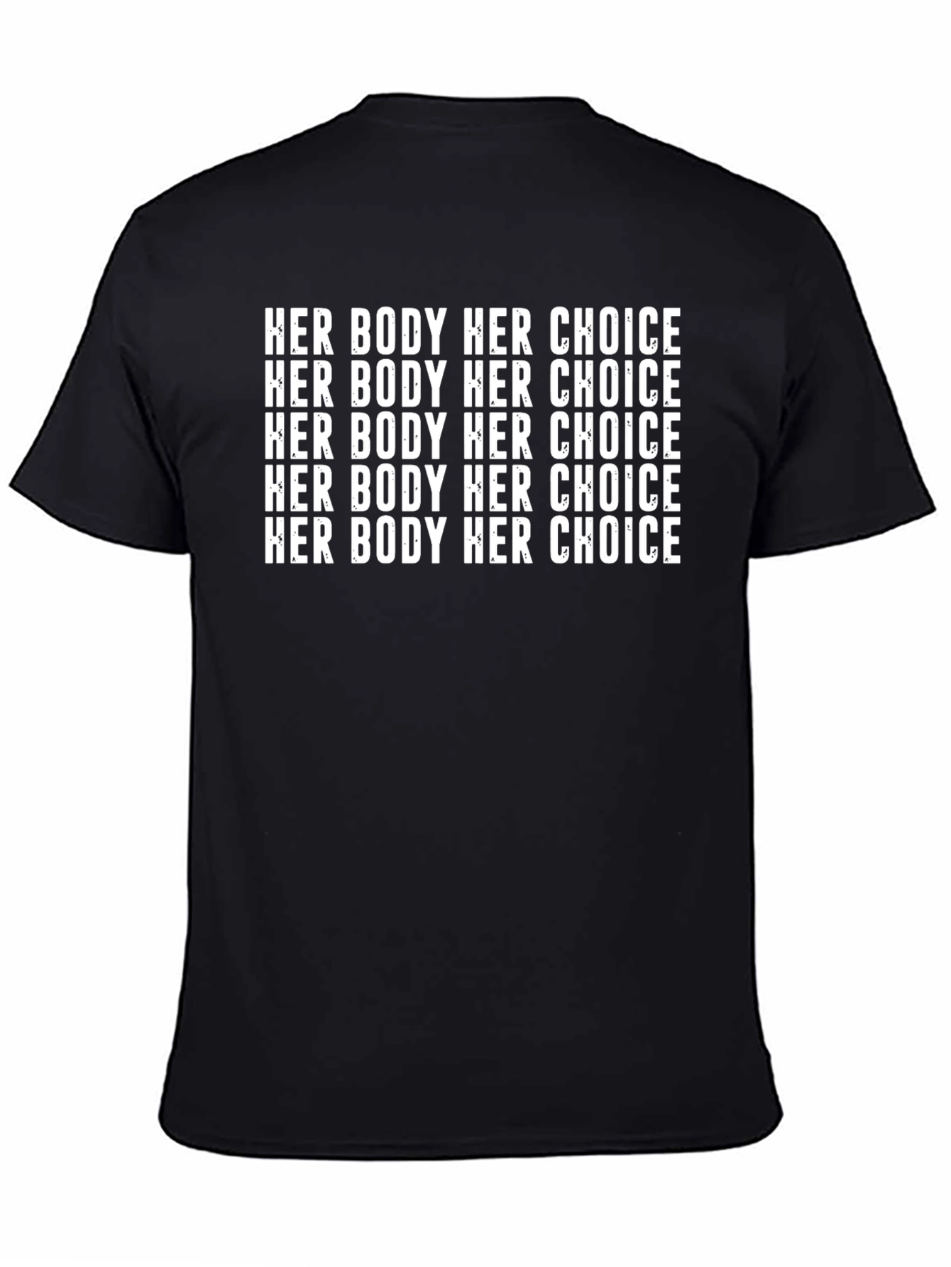 Her Body Her Choice Black T-Shirt