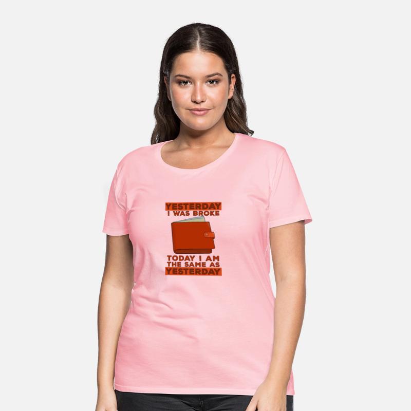 Yesterday I was broke Today I'm the same as yester