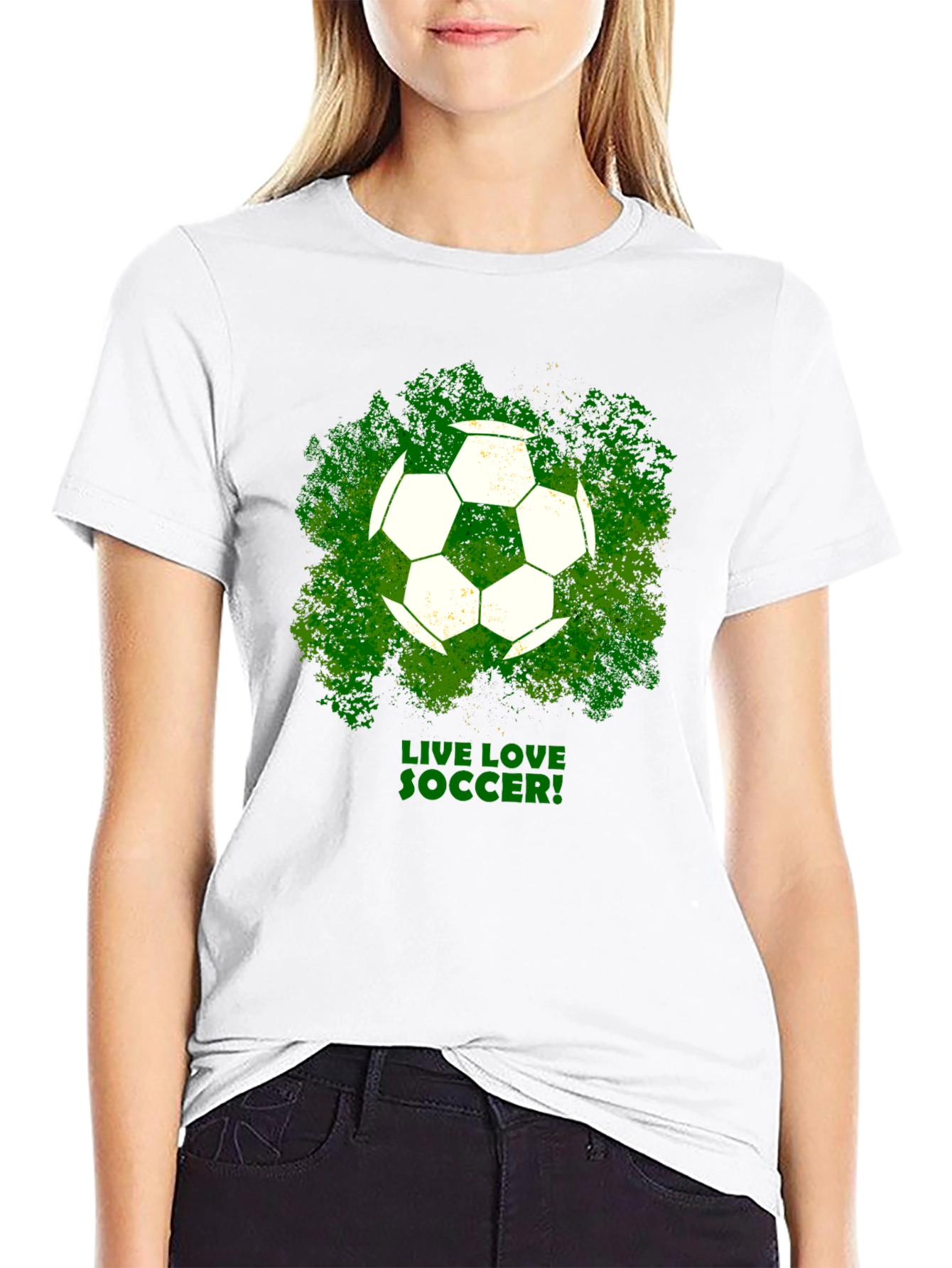 Live Love Soccer Graphic T-Shirt