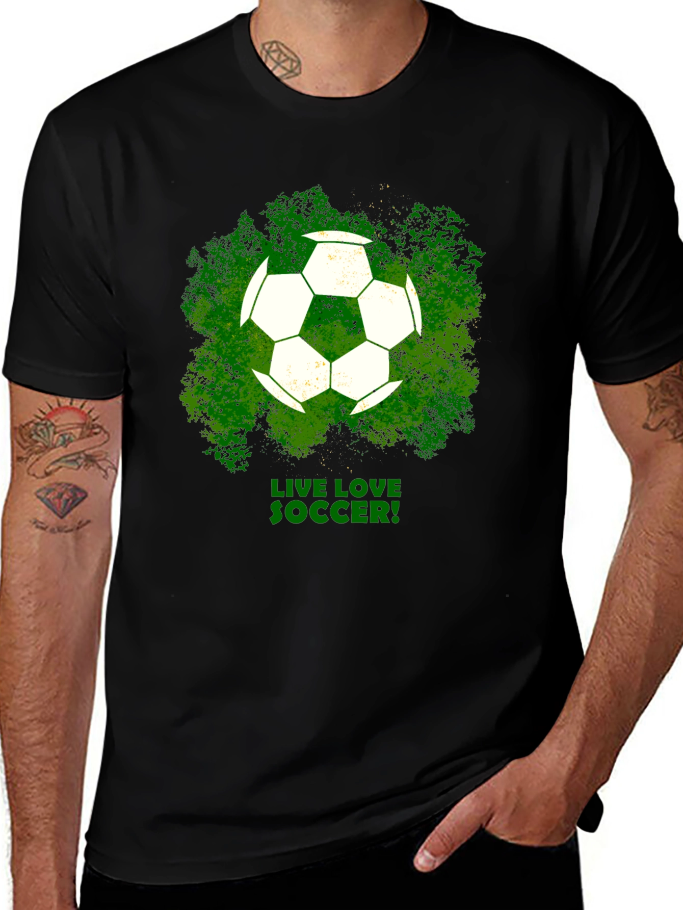 Live Love Soccer Graphic T-Shirt